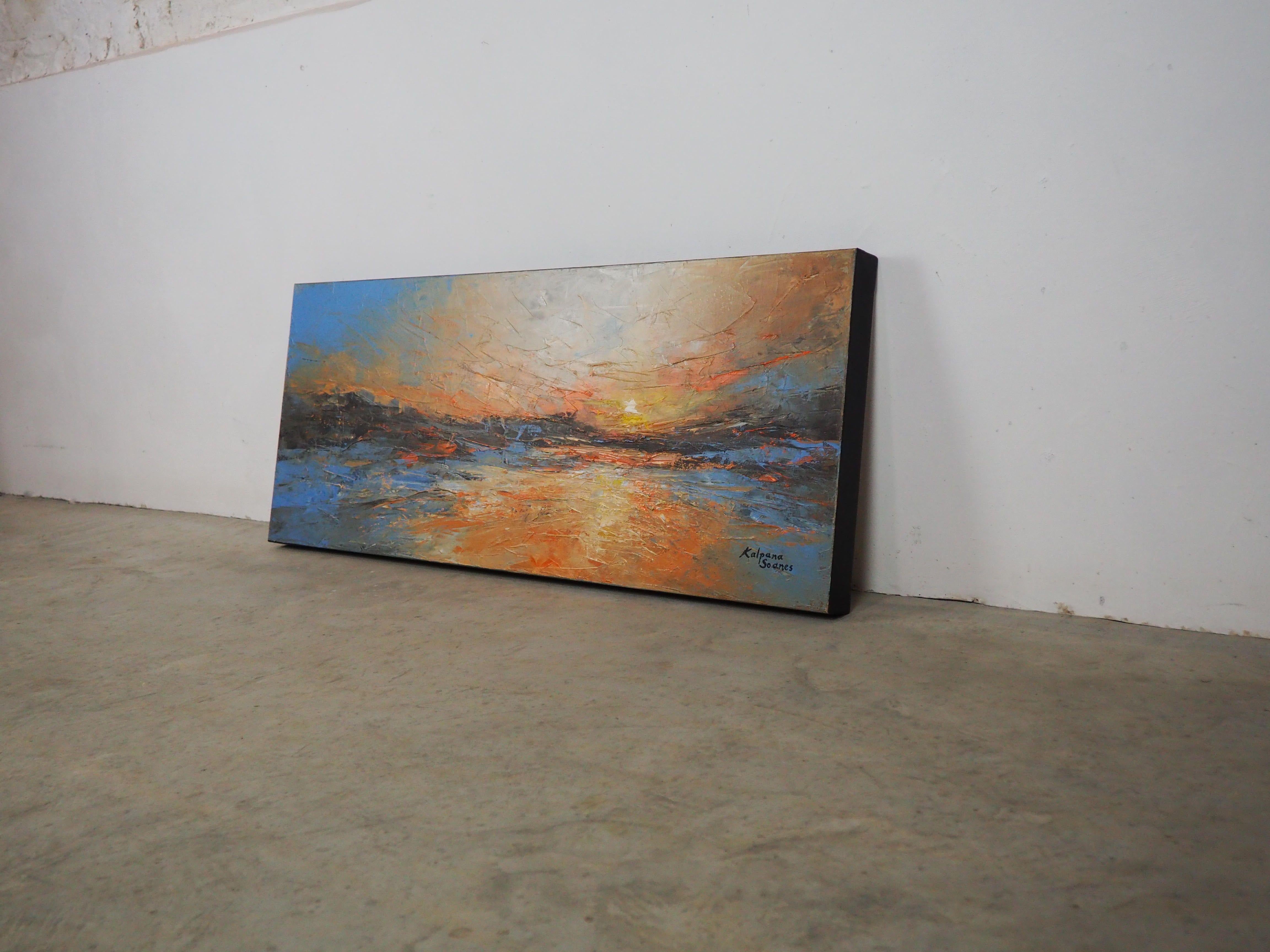 Rejoicing Shore, Painting, Oil on Canvas For Sale 2
