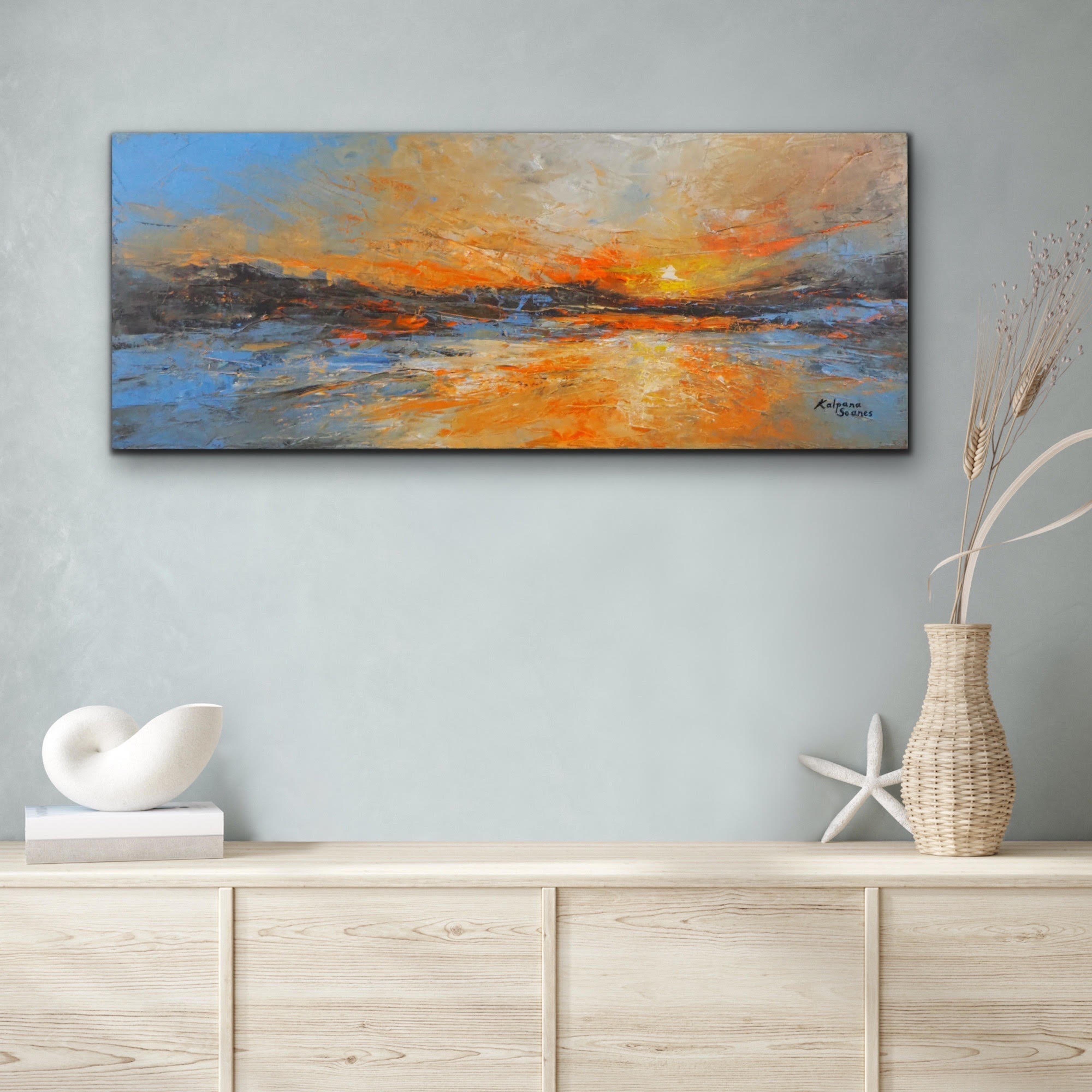 Rejoicing Shore, Painting, Oil on Canvas For Sale 4