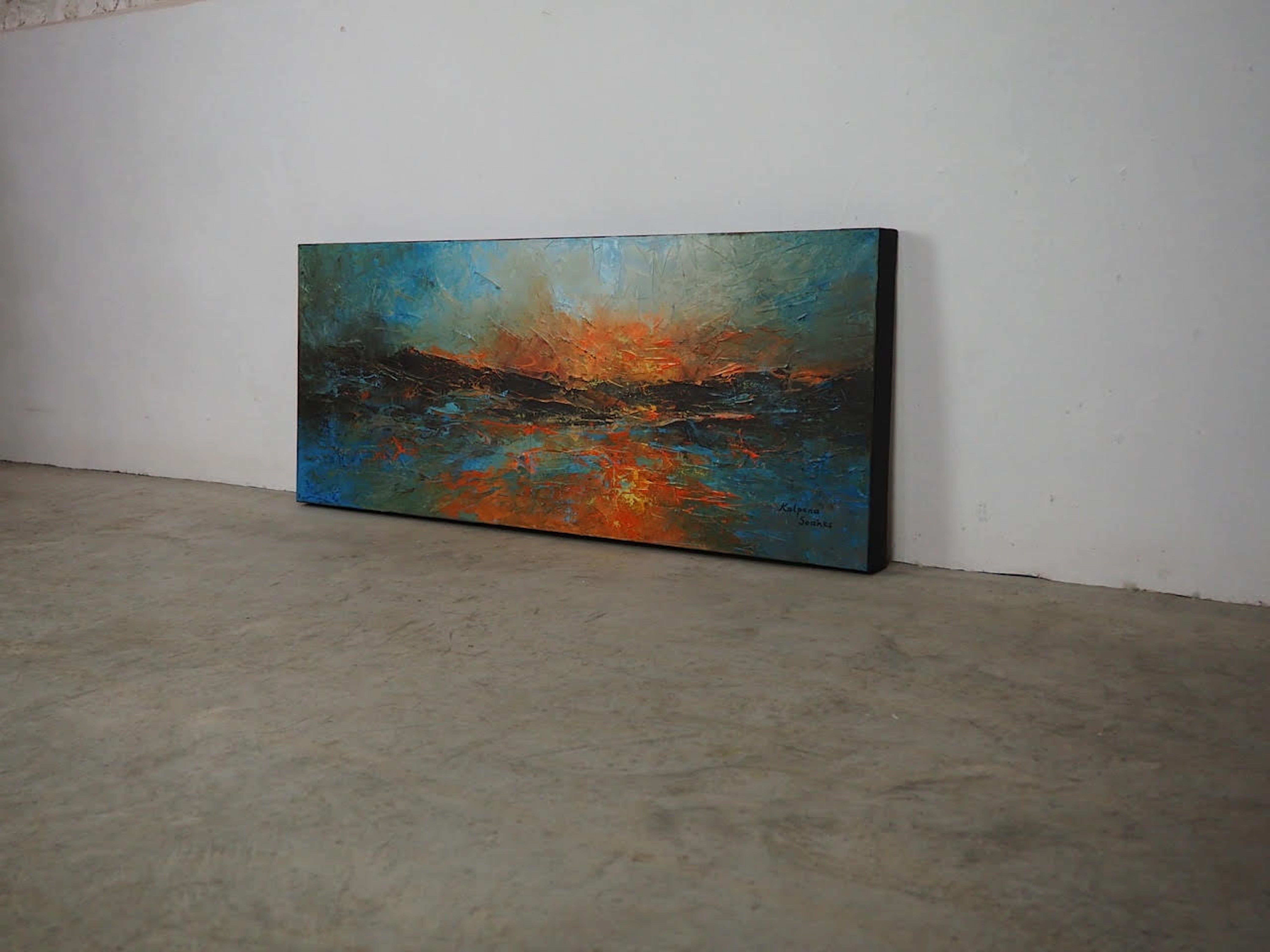 Unforgotten Shore, Painting, Oil on Canvas For Sale 1