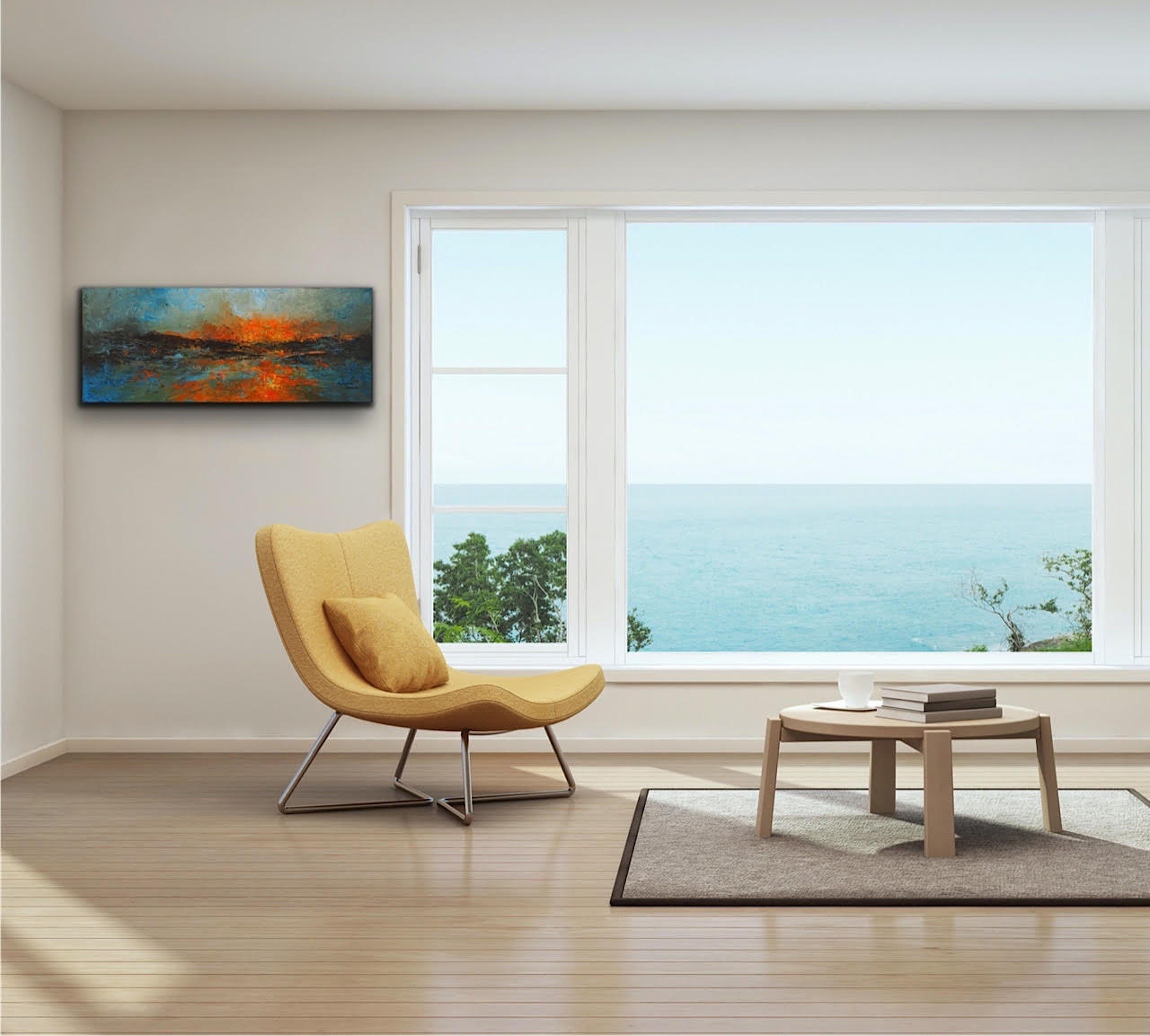 Unforgotten Shore, Painting, Oil on Canvas For Sale 3