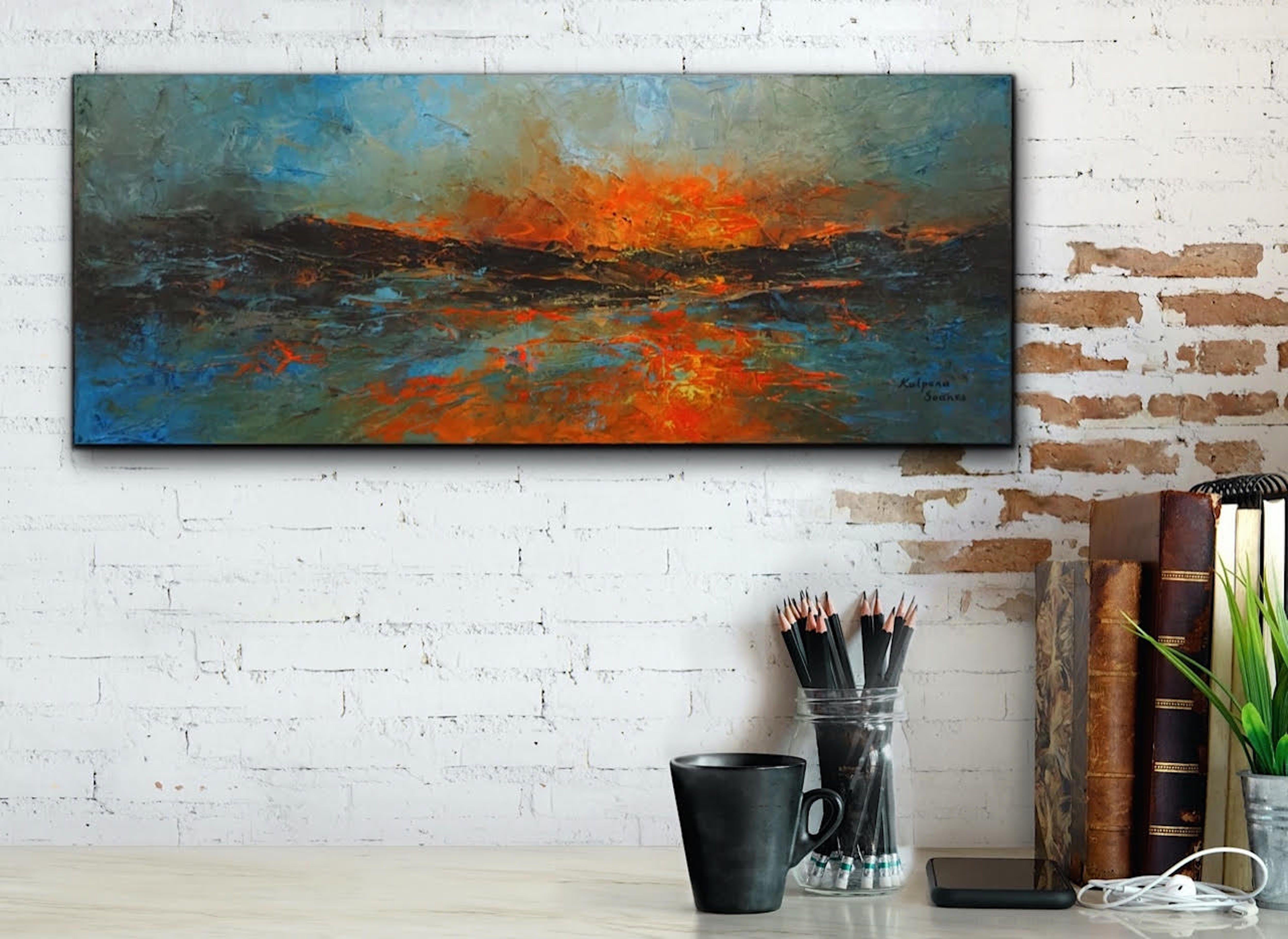 Unforgotten Shore, Painting, Oil on Canvas For Sale 4