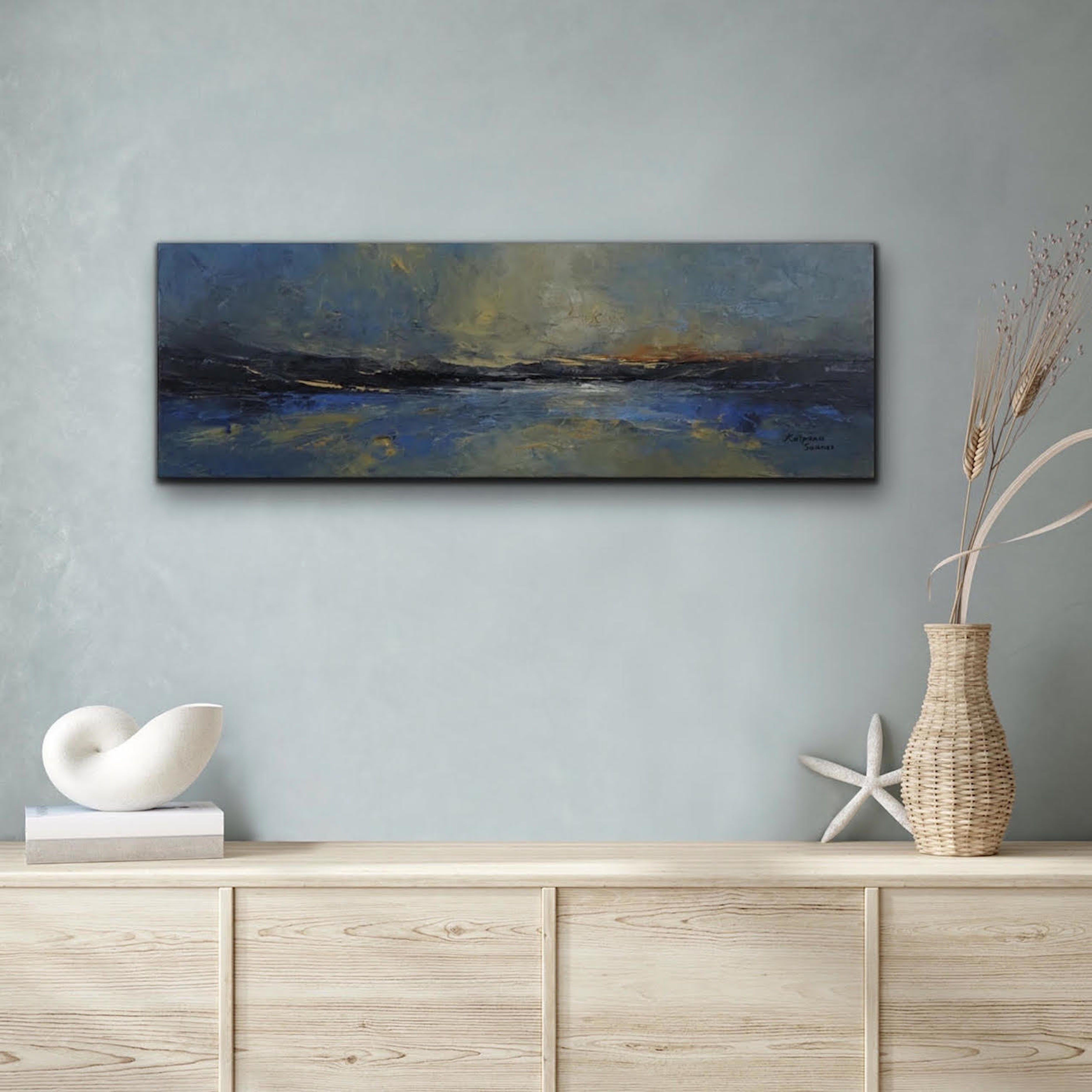 Winter Sunshine, Painting, Oil on Canvas For Sale 4