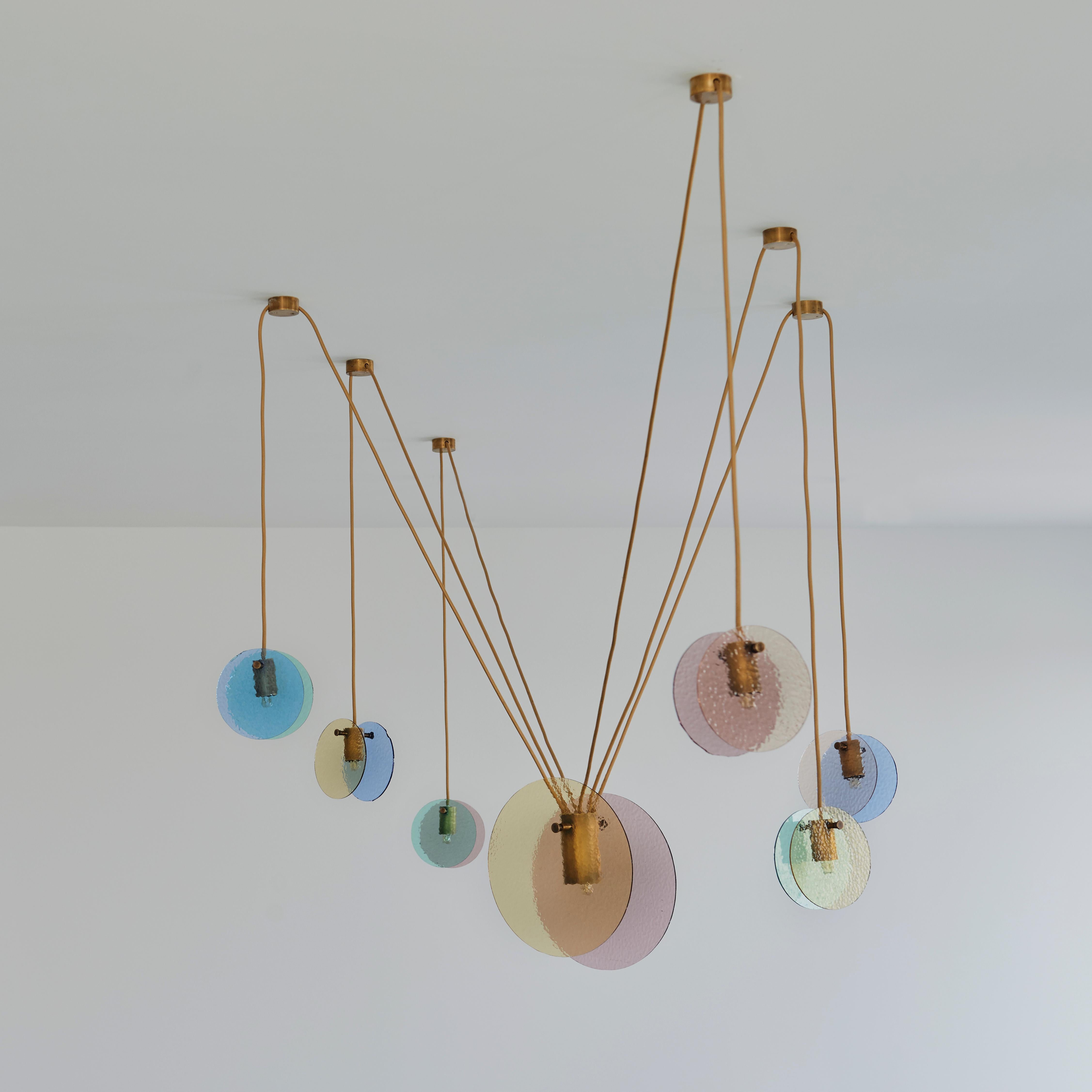 Kalupso 6 Satellites Ceiling Light by Moure Studio For Sale 2