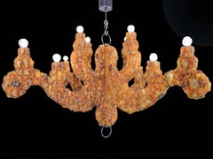 KAM TIN - Amber Chandelier Made of Natural Amber, France, 2017