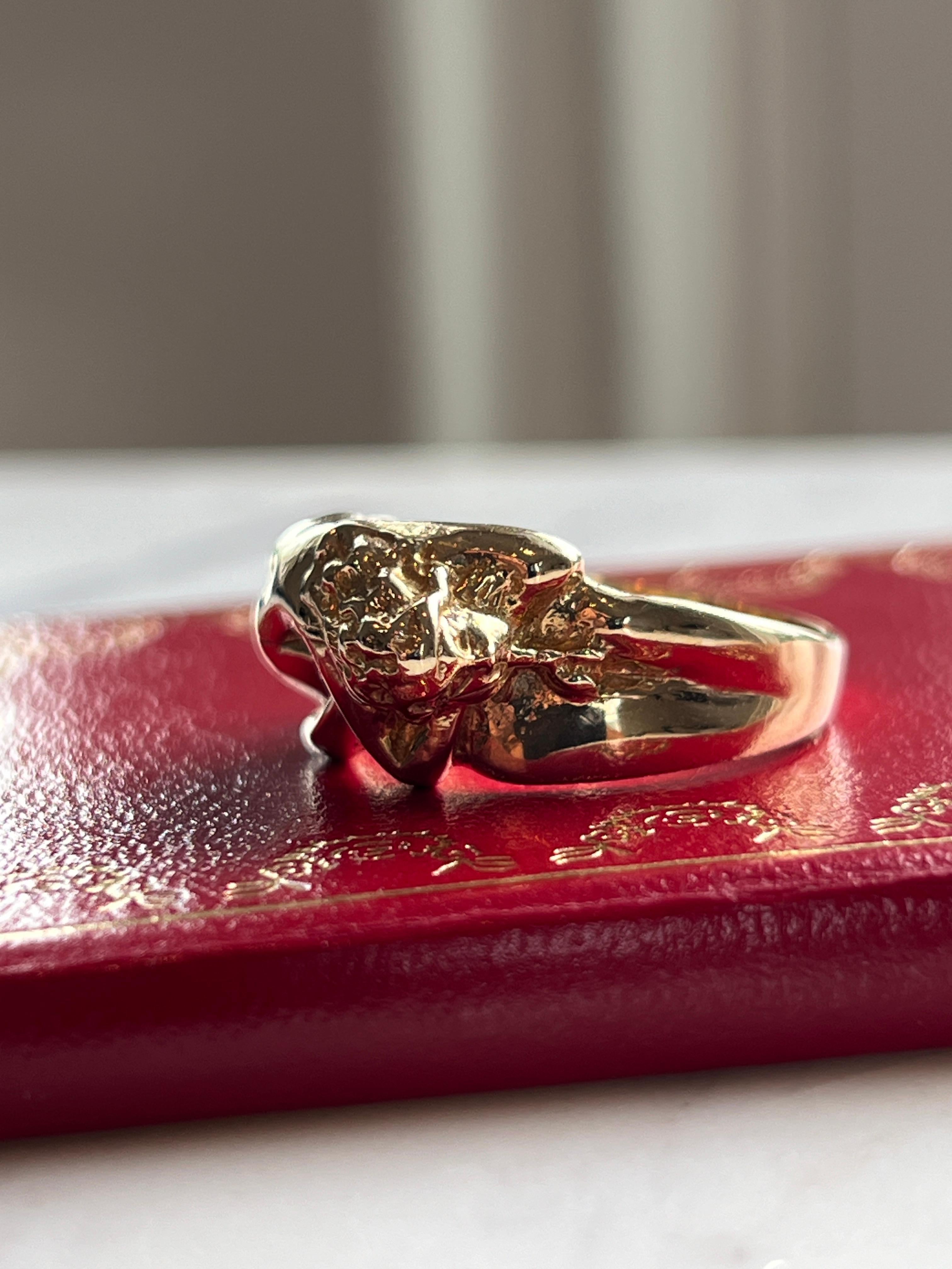 Kama Sutra 14K Gelbgold Love Position Ring- Warnungs-Adult Inhalt 7