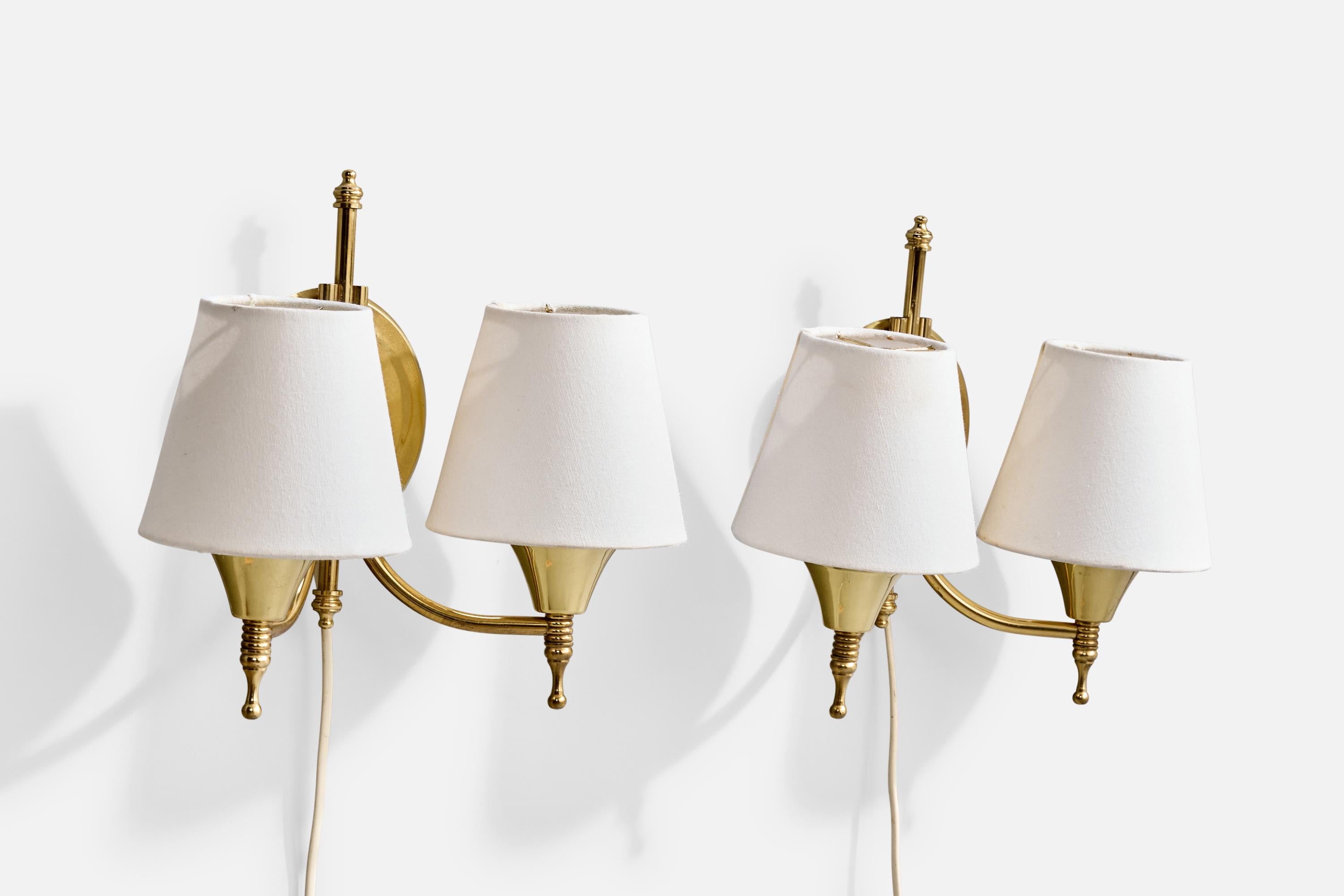Mid-Century Modern Kama, appliques, laiton, tissu, Norvège, années 1960 en vente