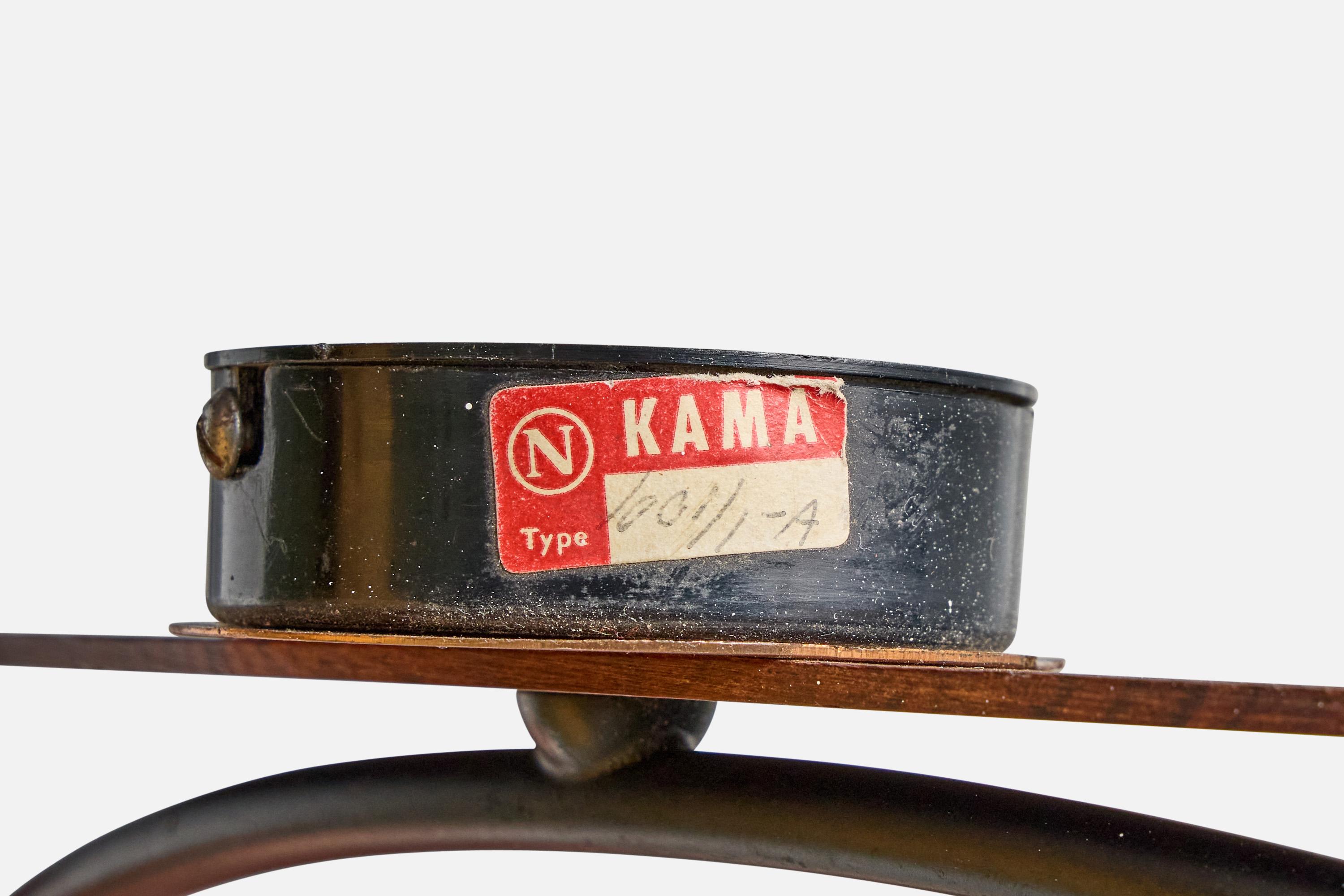 KAMA, Lights, Cuivre, Métal, Teck, Tissu, Norvège, 1950s en vente 5