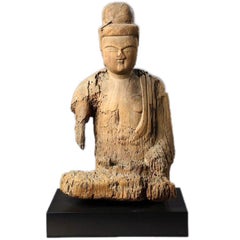 Kamakura Period Japanese Shinzu Sculpture