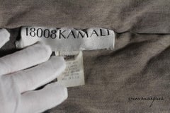 KAMALI 18008, Oversized, Grey and Charcoal Tie Dye, Cocoon Puffer Coat