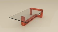 Kame Travertine Marble Coffee Table Contemporary Design Bespoke Made in Spain