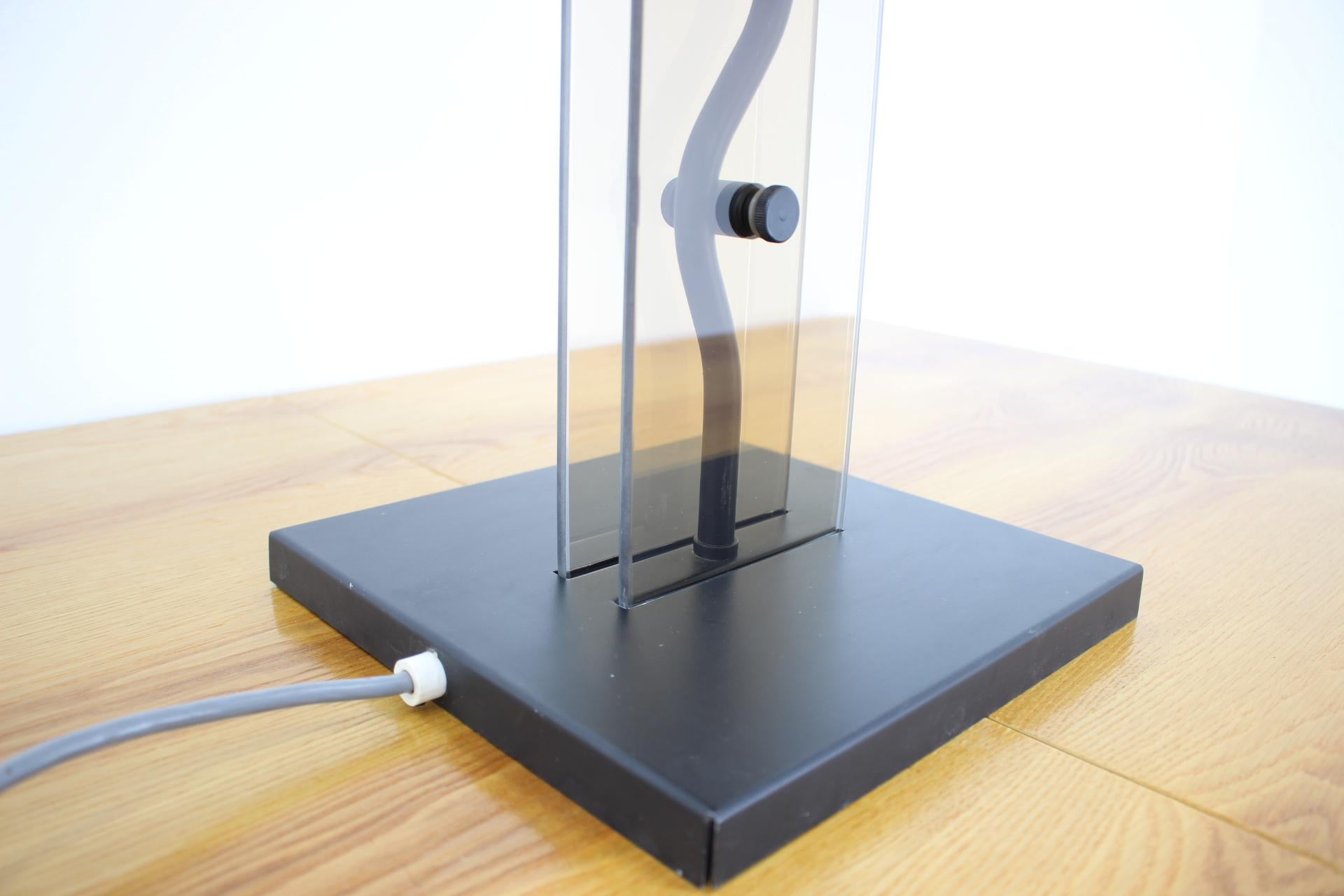 Mid-Century Modern Kamenický Šenov Design Table Lamp, 1980s For Sale