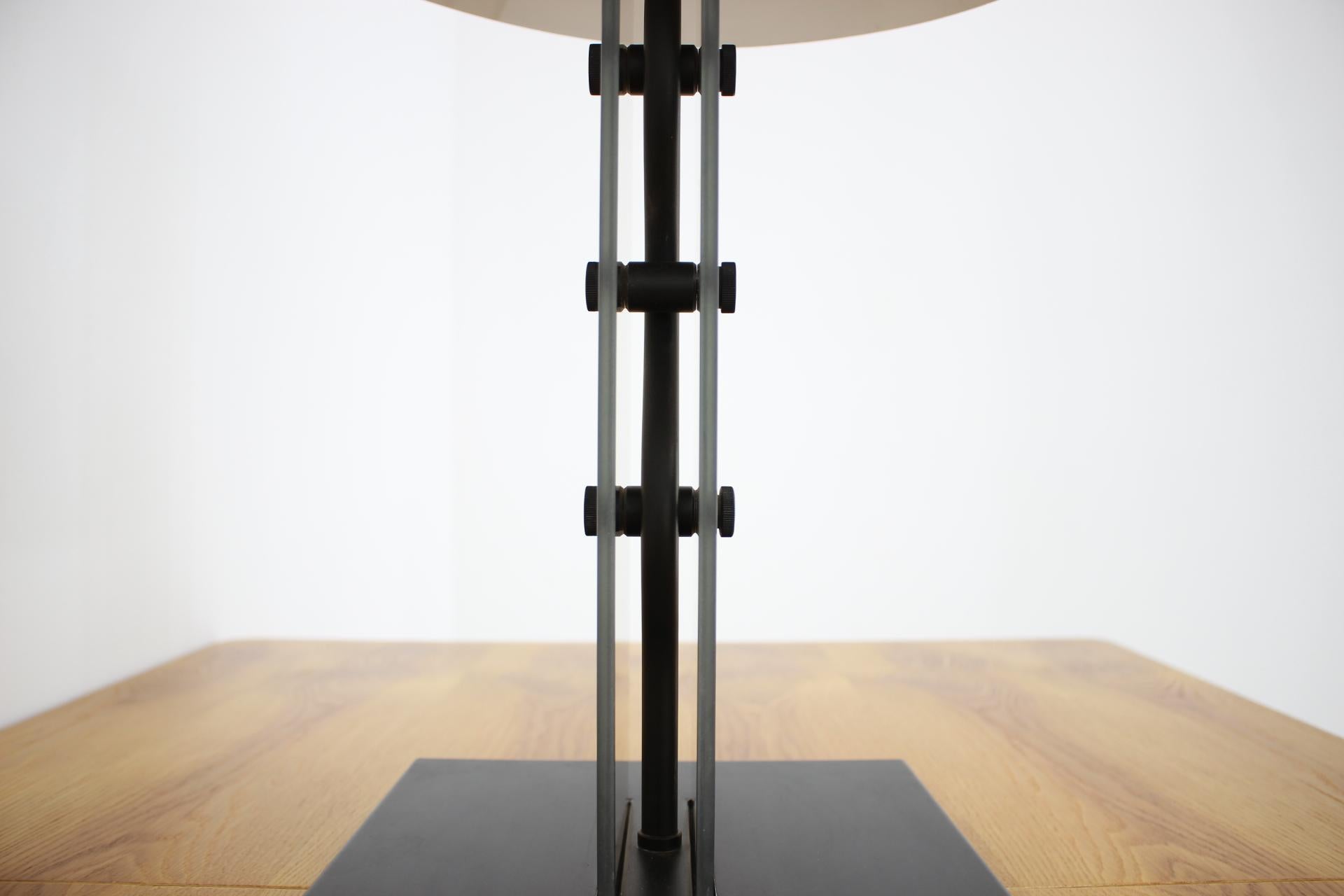 Kamenický Šenov Design Table Lamp, 1980s In Good Condition For Sale In Praha, CZ