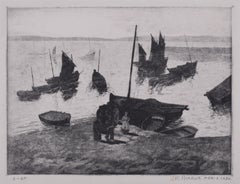 Vintage untitled (Fishing Boats, Normandy)