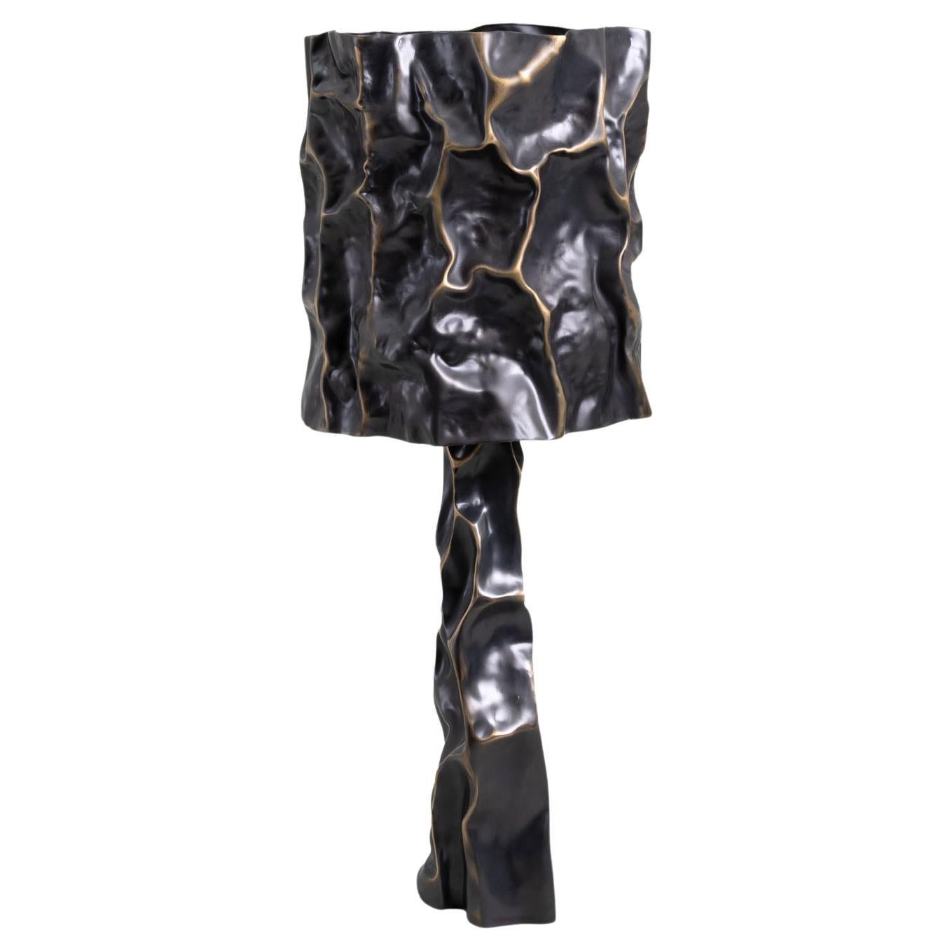Kamet Table Lamp Medium in Brass, Viya by Vikram Goyal