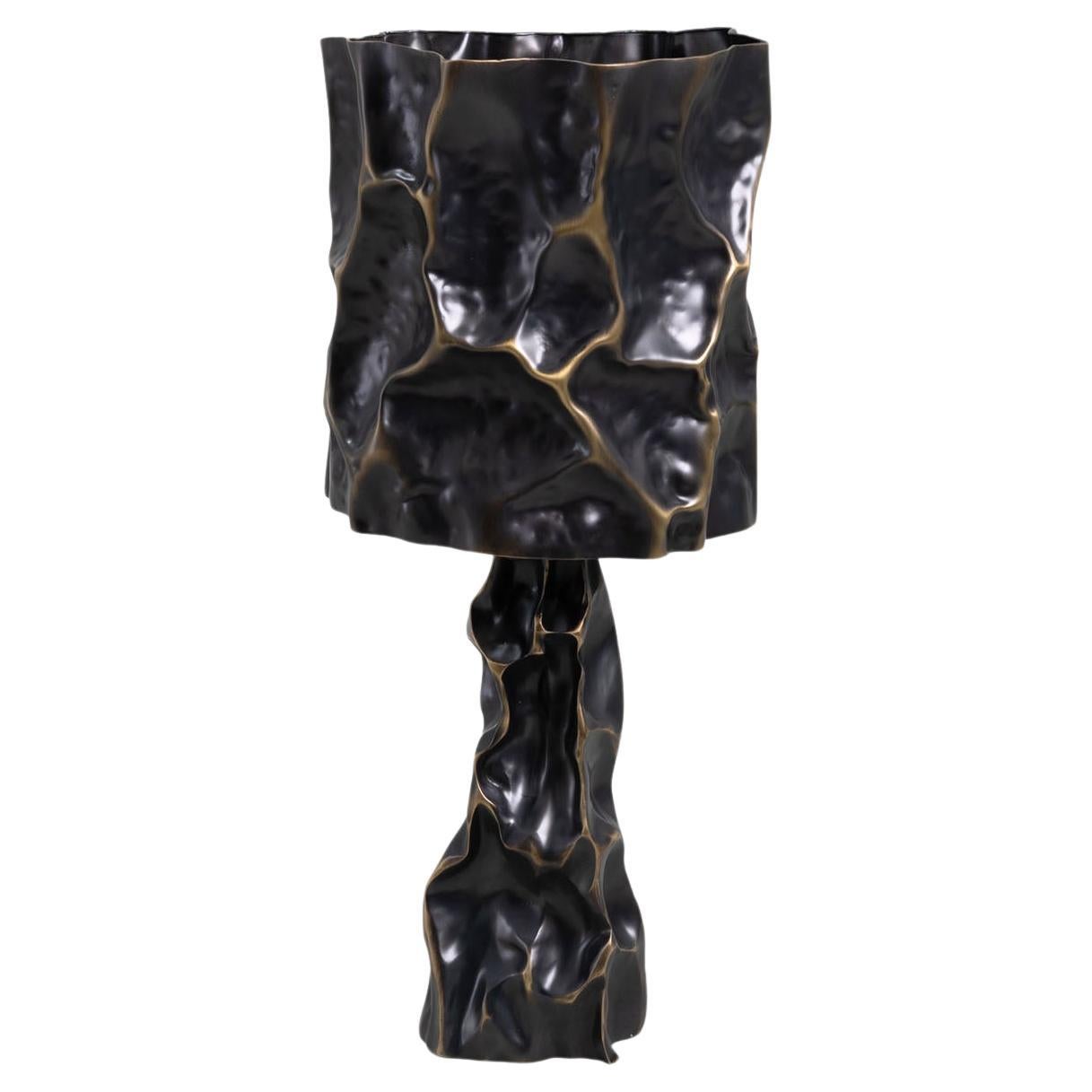 Kamet Table Lamp Small in Brass, Viya by Vikram Goyal