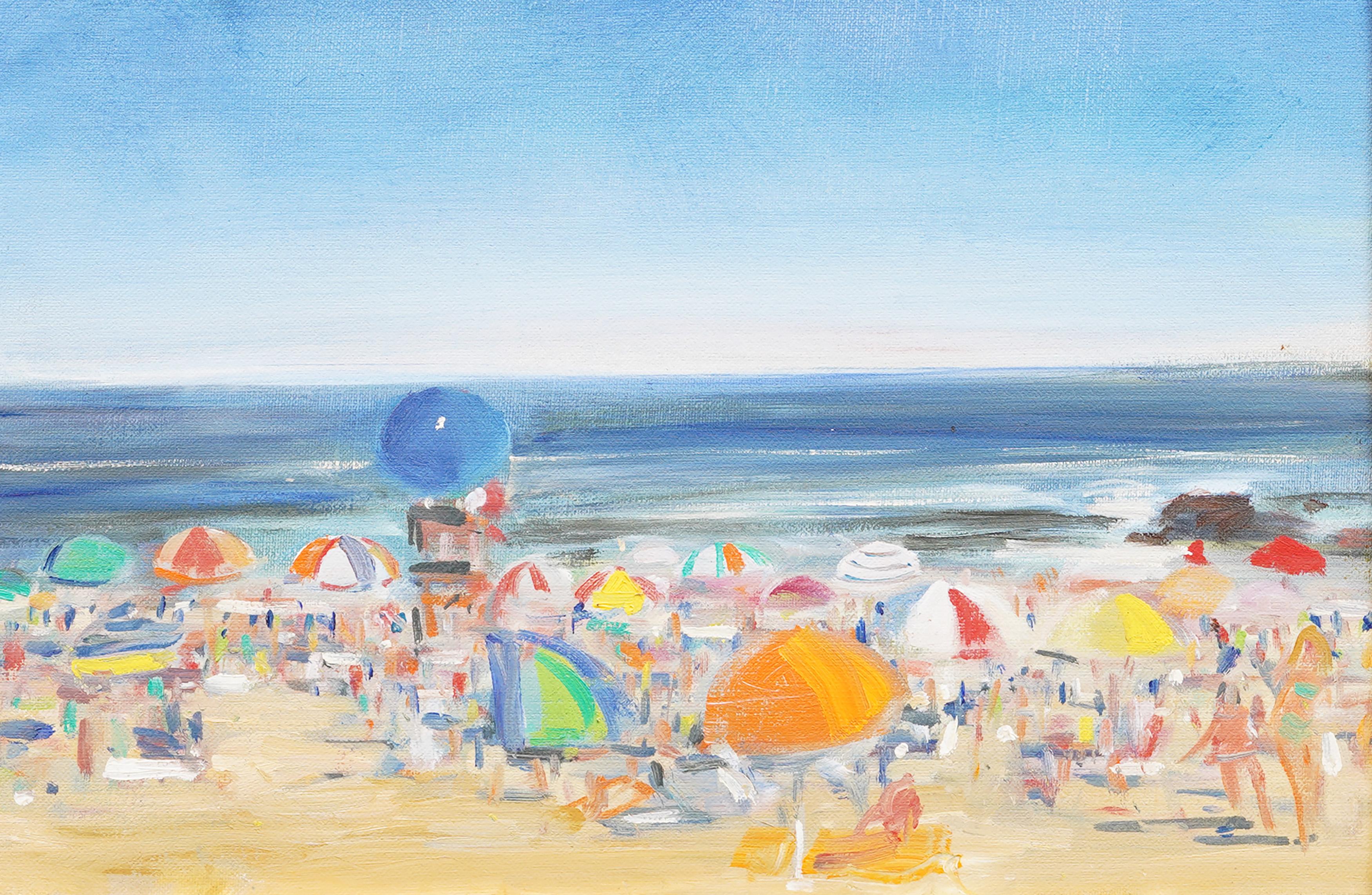 Quadro a olio impressionista di metà secolo ben dipinto da Kamil Kubik (1930 - 2011).  Olio su tavola.  Custodito in una bella cornice impressionista d'epoca.  Firmato.