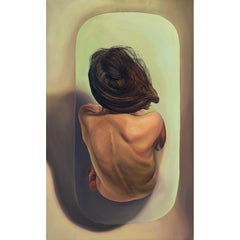 Dans un bain. 21e siècle, Peinture à l'huile, Contemporain Figuratif, Artiste polonais