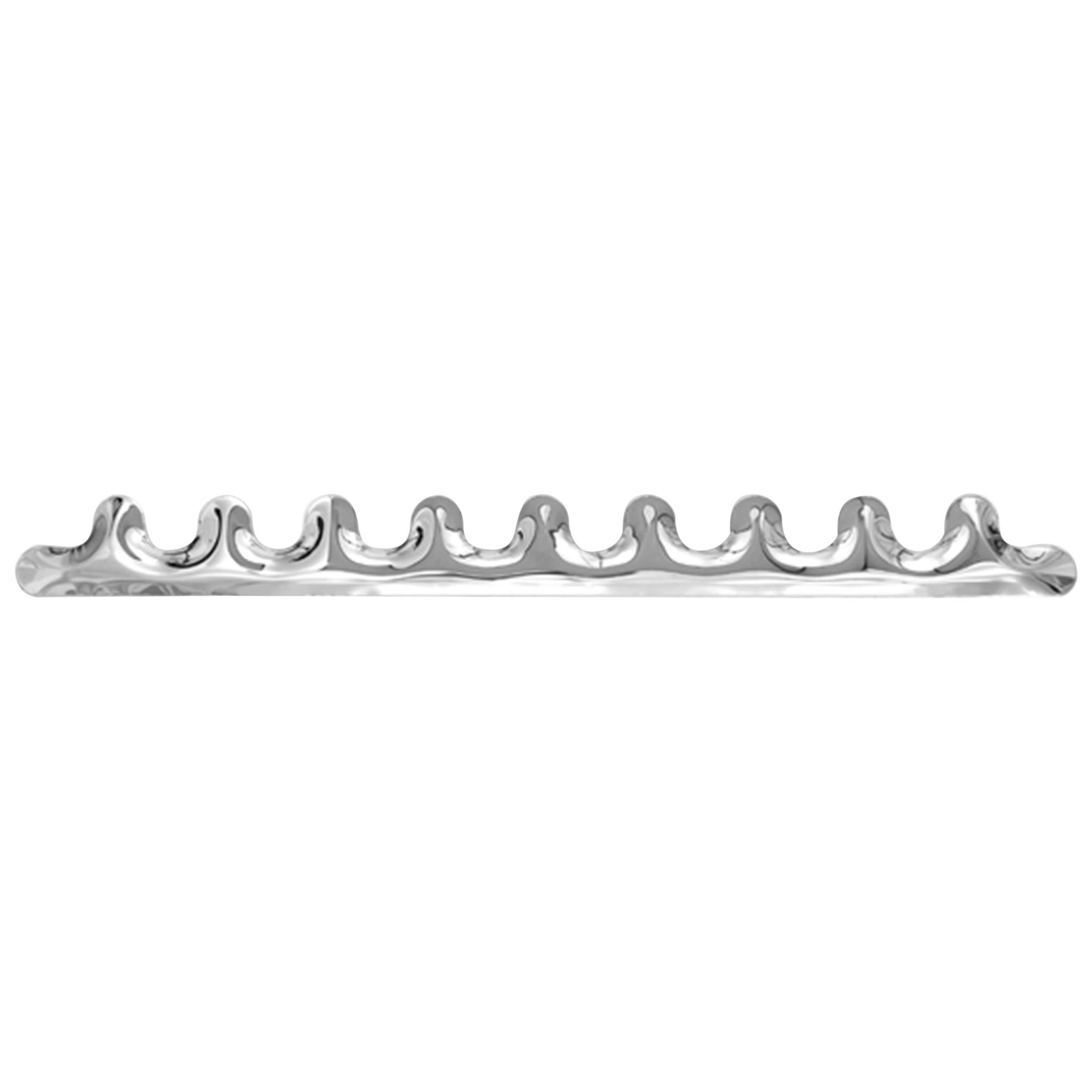 Kamm 9 Hanger Polished Stainless Steel Hanger by Zieta For Sale