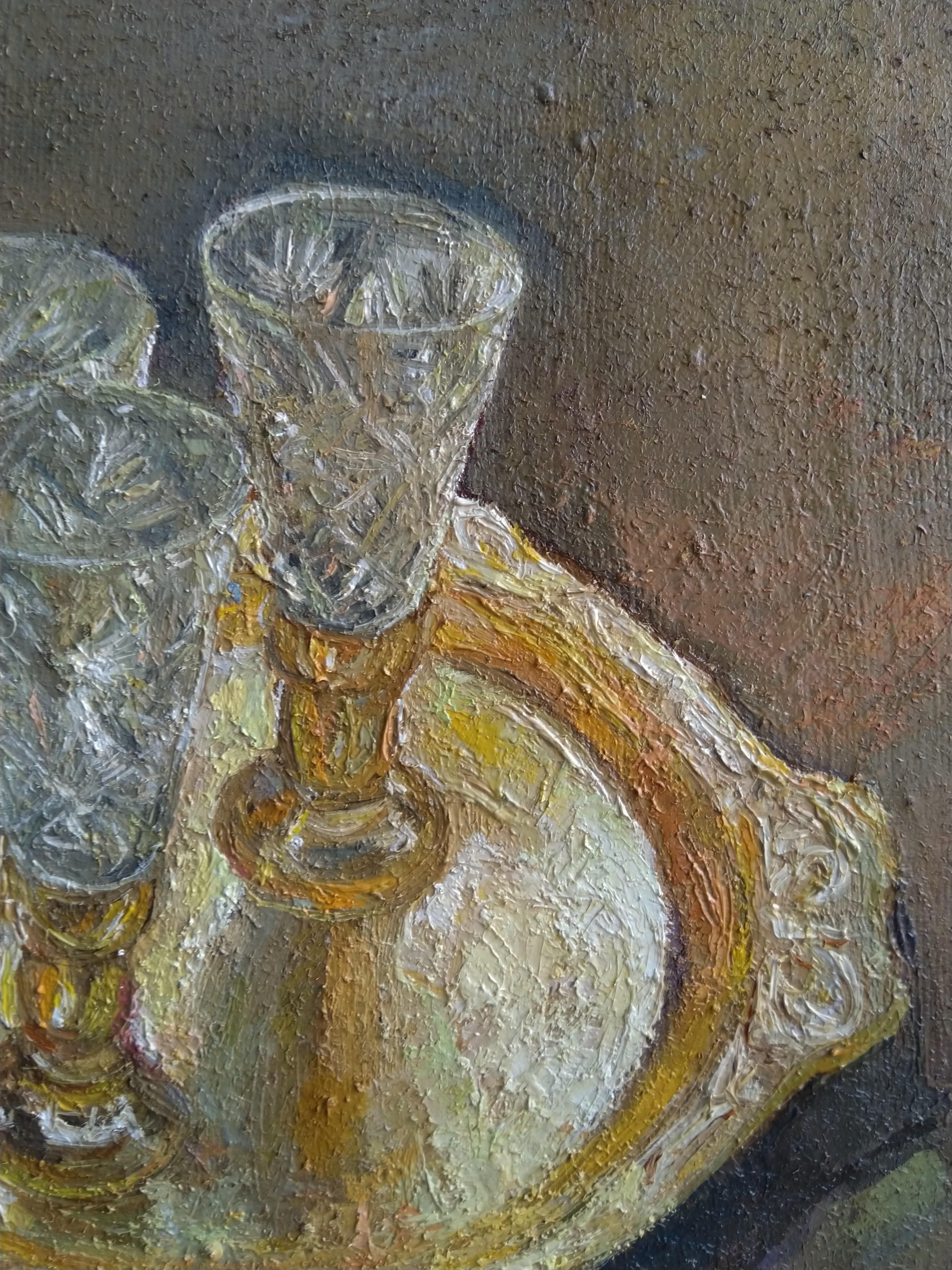 Art contemporain arménien par Kamsar Ohanyan - Assiette en cuivre en vente 2
