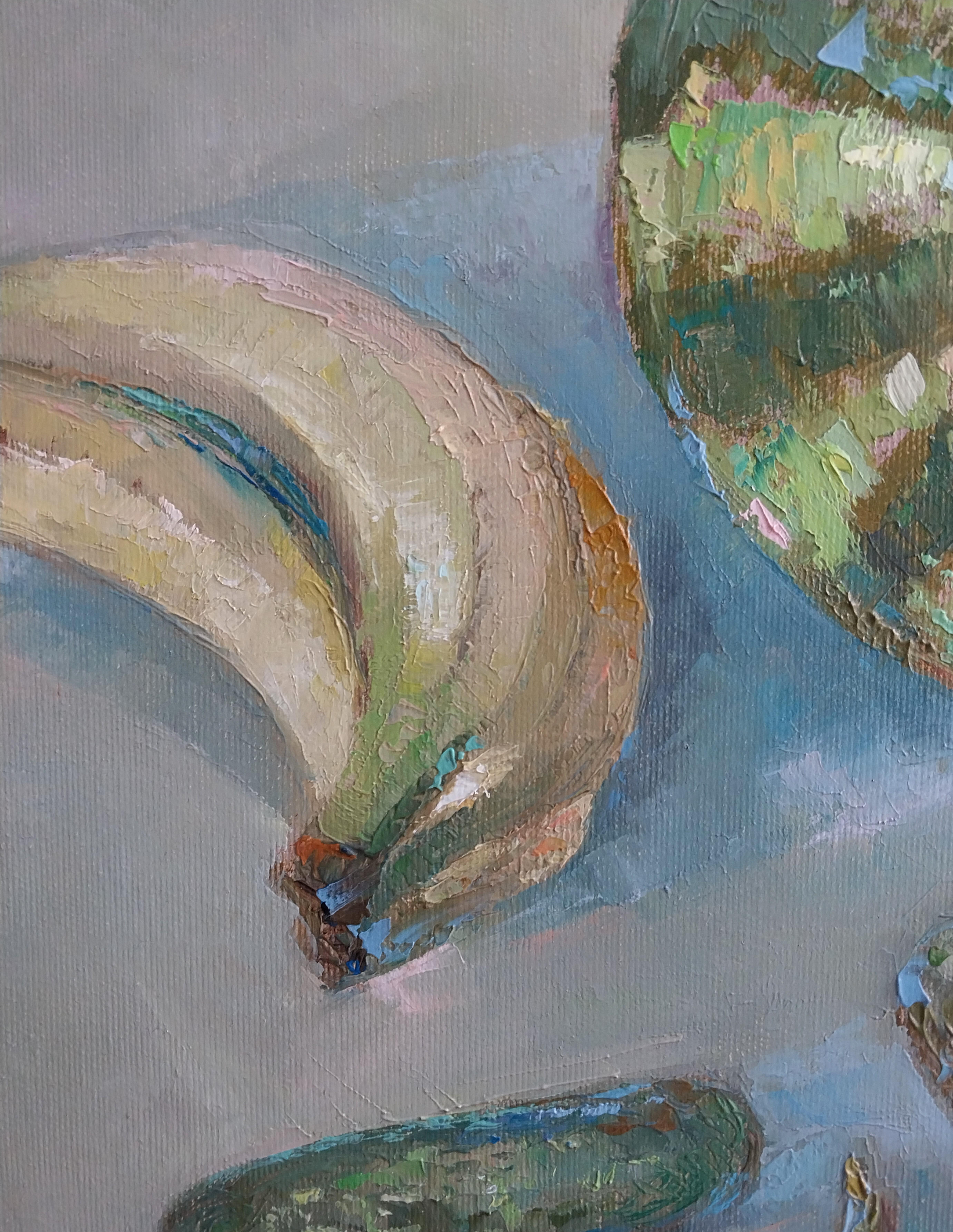 Art contemporain arménien de Kamsar Ohanyan - The Artful Green Nature Morte en vente 2
