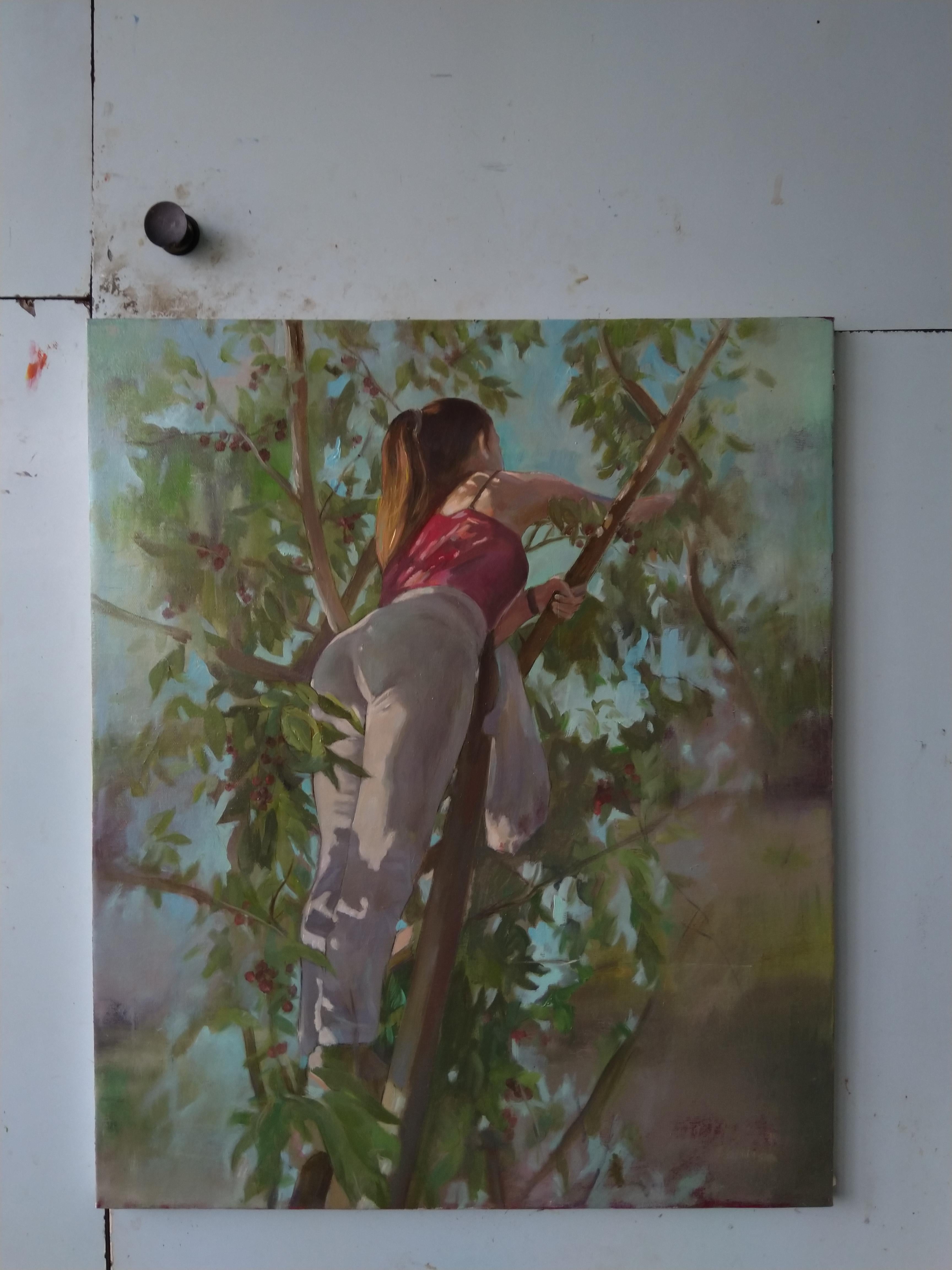Arte contemporáneo armenio de Kamsar Ohanyan - Cosecha en venta 2
