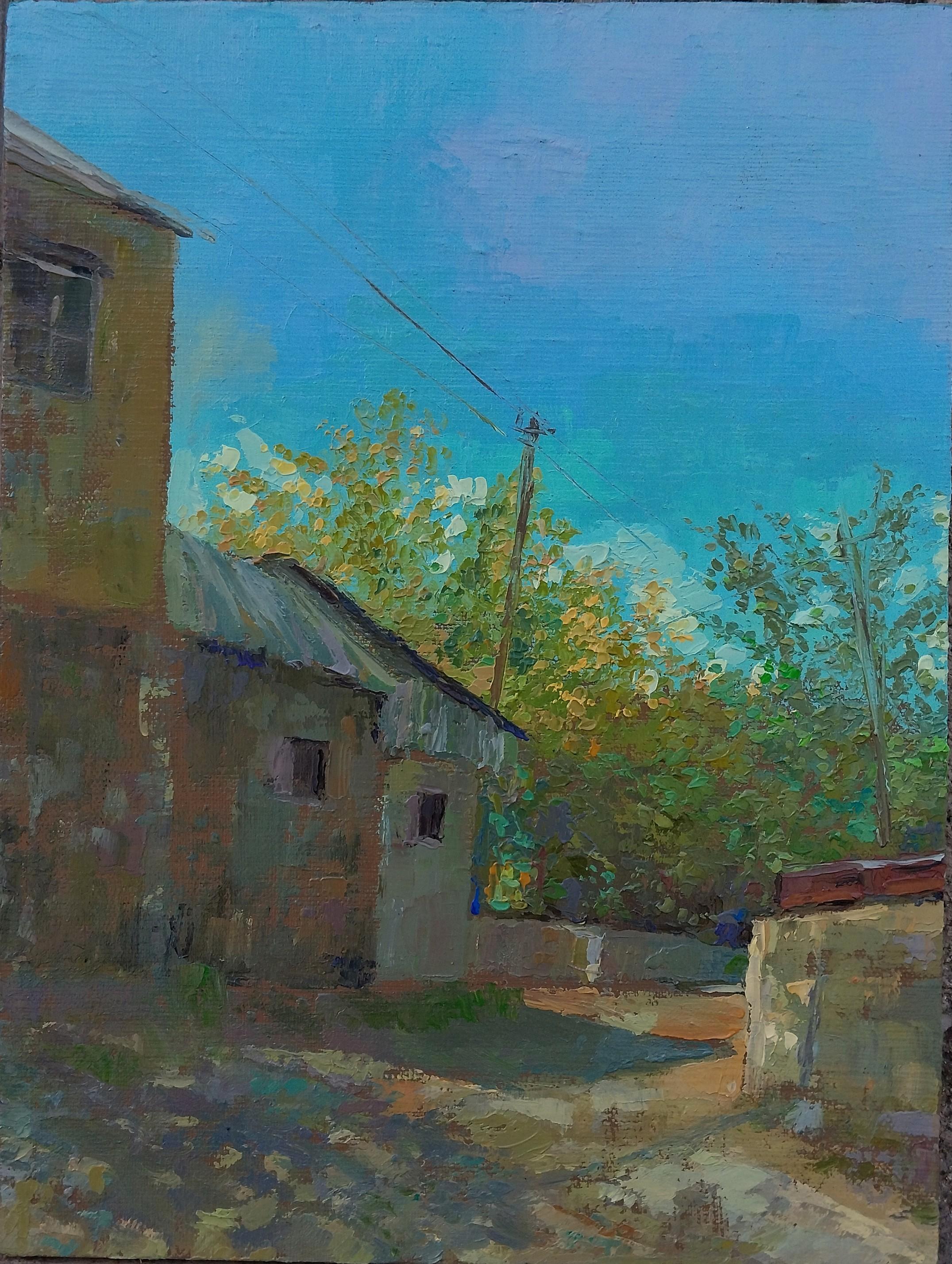 Art contemporain arménien de Kamsar Ohanyan - Dans la vieille rue en vente 2