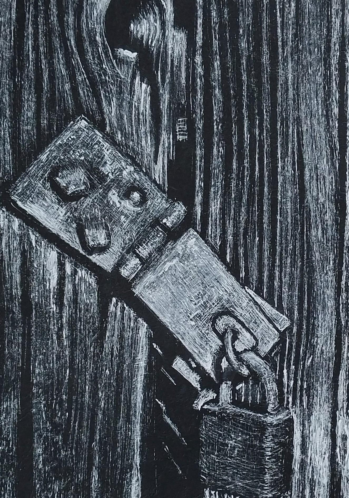 Armenian Contemporary Art by Kamsar Ohanyan - Old Lock For Sale 1