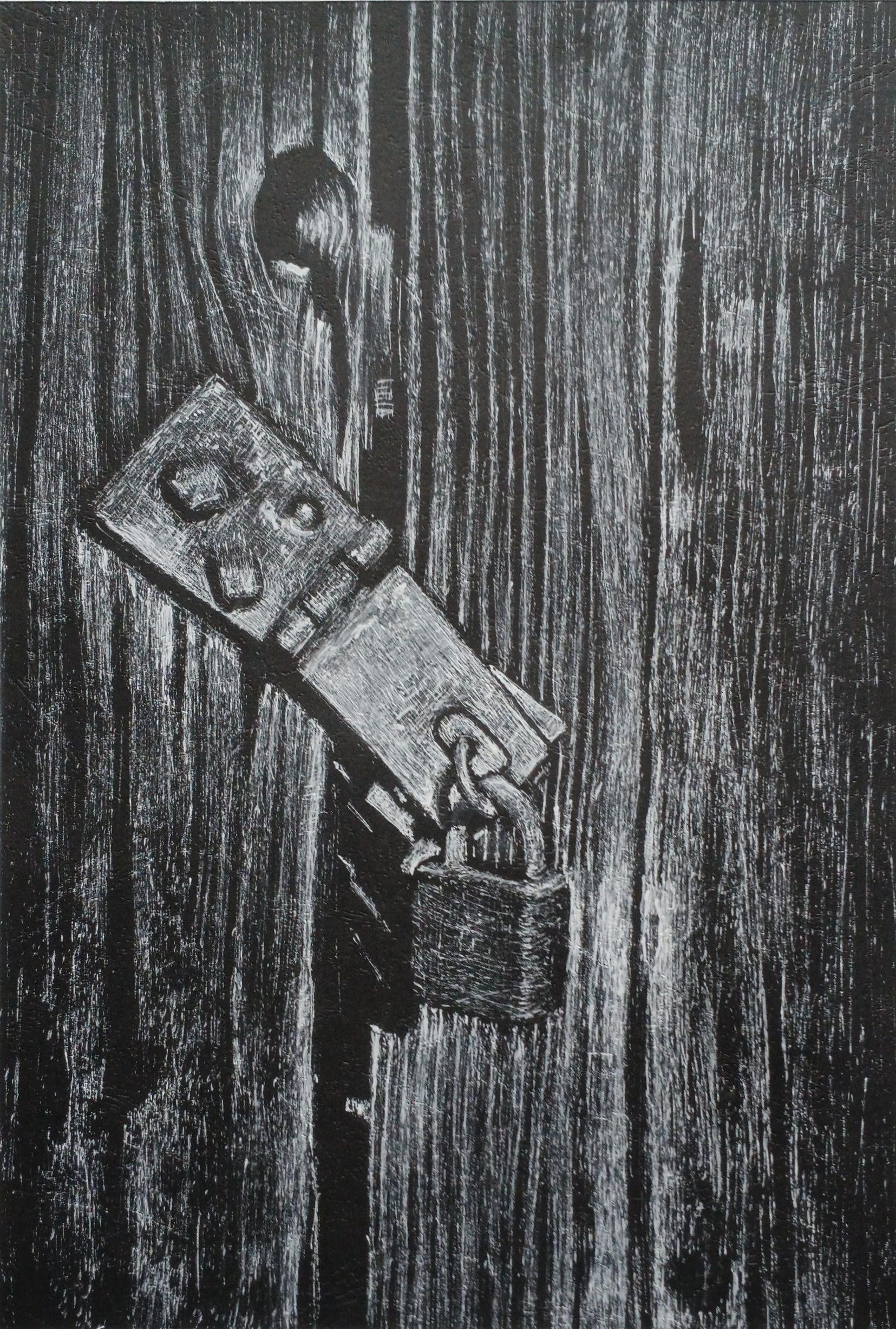 Armenian Contemporary Art by Kamsar Ohanyan - Old Lock For Sale 4