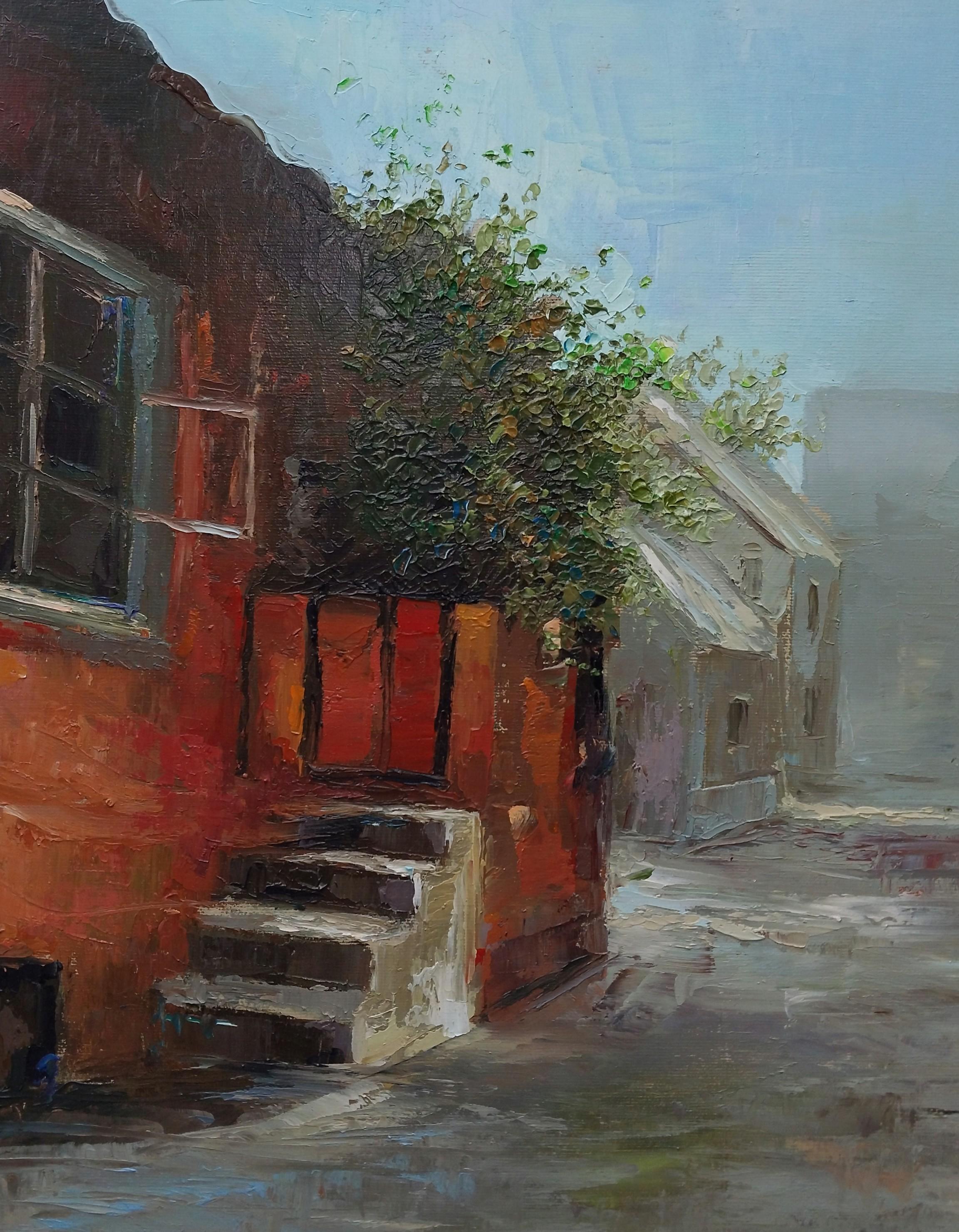 Armenian Contemporary Art by Kamsar Ohanyan - Red House in Erevan For Sale 4