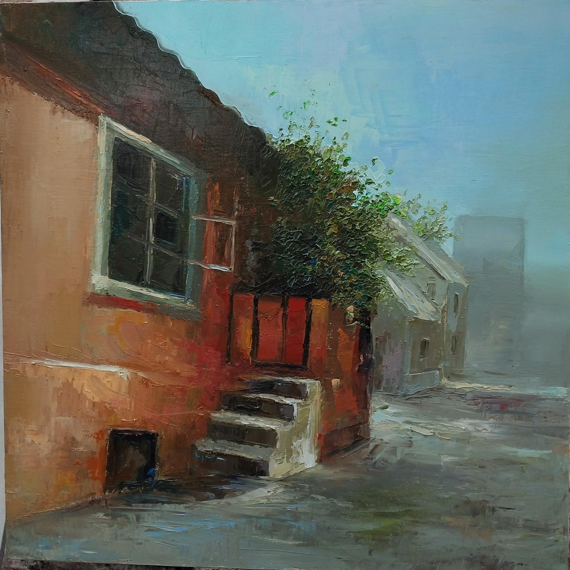 Armenian Contemporary Art by Kamsar Ohanyan - Red House in Erevan For Sale 9
