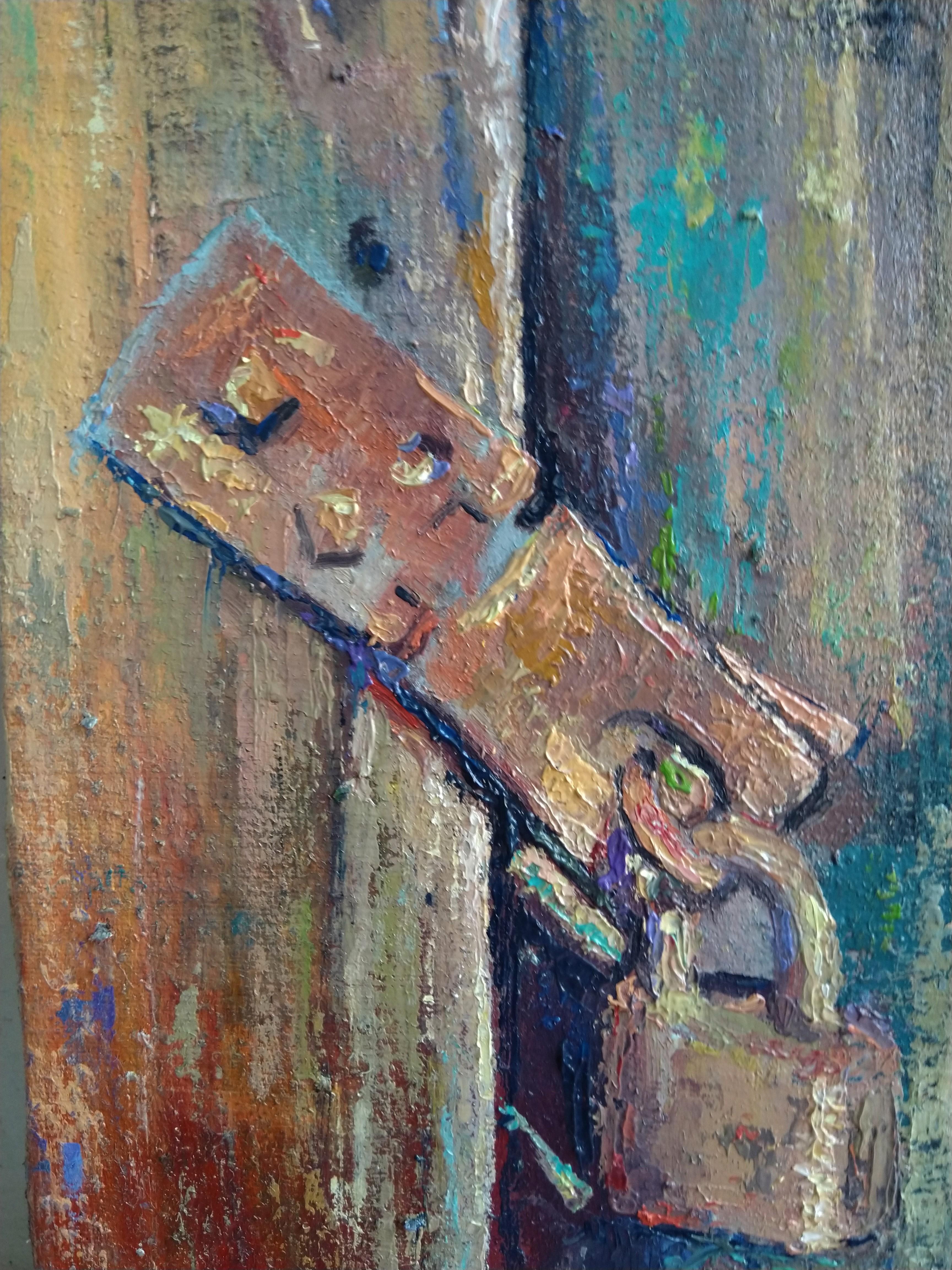 Armenian Contemporary Art by Kamsar Ohanyan - Rust Fragment For Sale 1