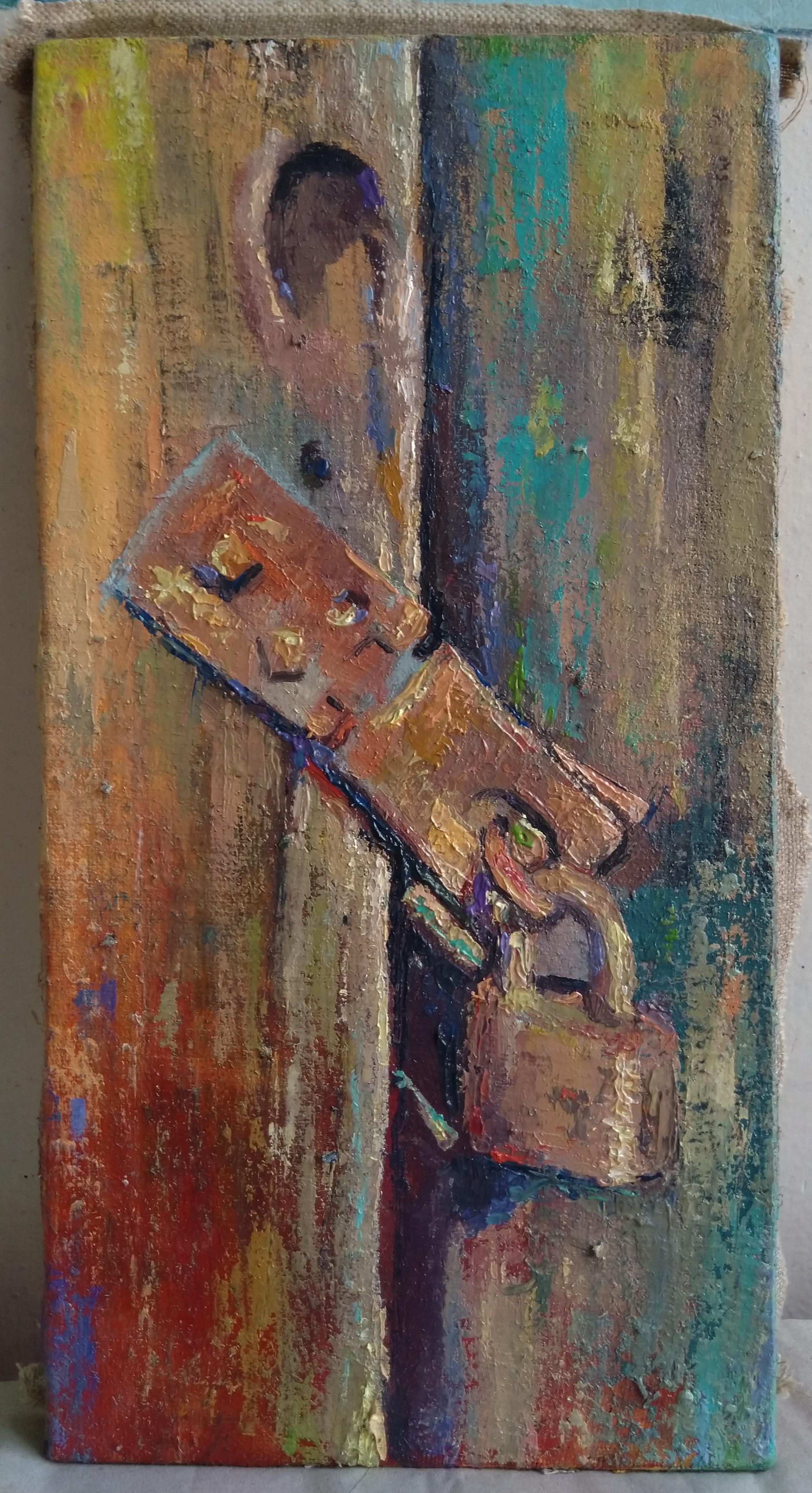 Armenian Contemporary Art by Kamsar Ohanyan - Rust Fragment For Sale 2