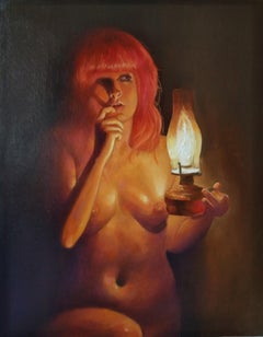 Armenian Contemporary Art by Kamsar Ohanyan - Searching in the Dark Room