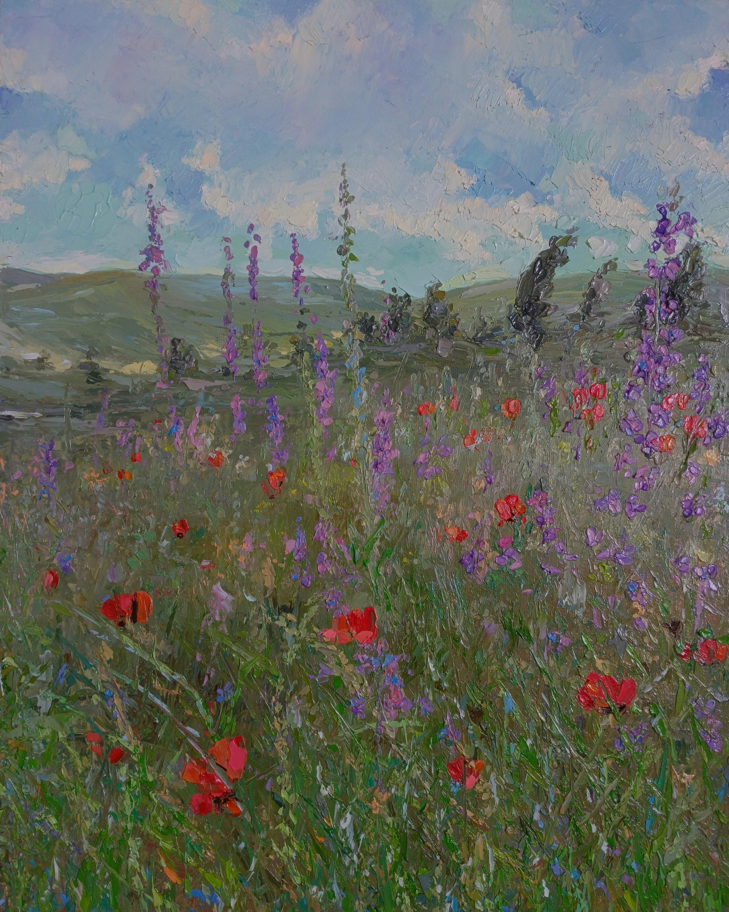 Armenian Contemporary Art by Kamsar Ohanyan - Spring Flowers For Sale 4
