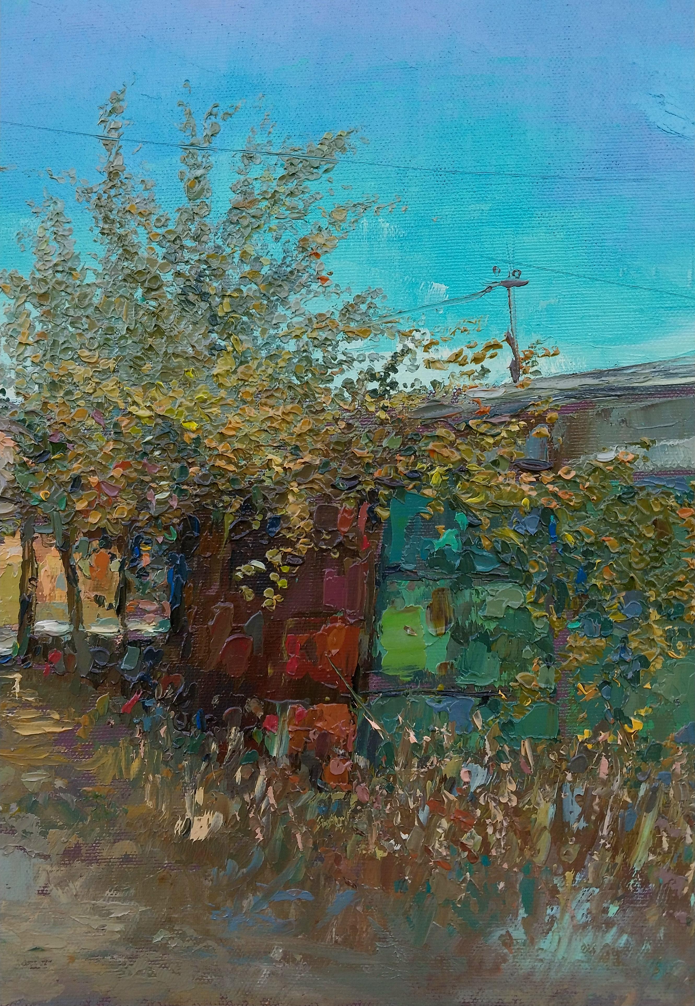 Zeitgenössische armenische Kunst von Kamsar Ohanyan - Street Aresh im Angebot 1