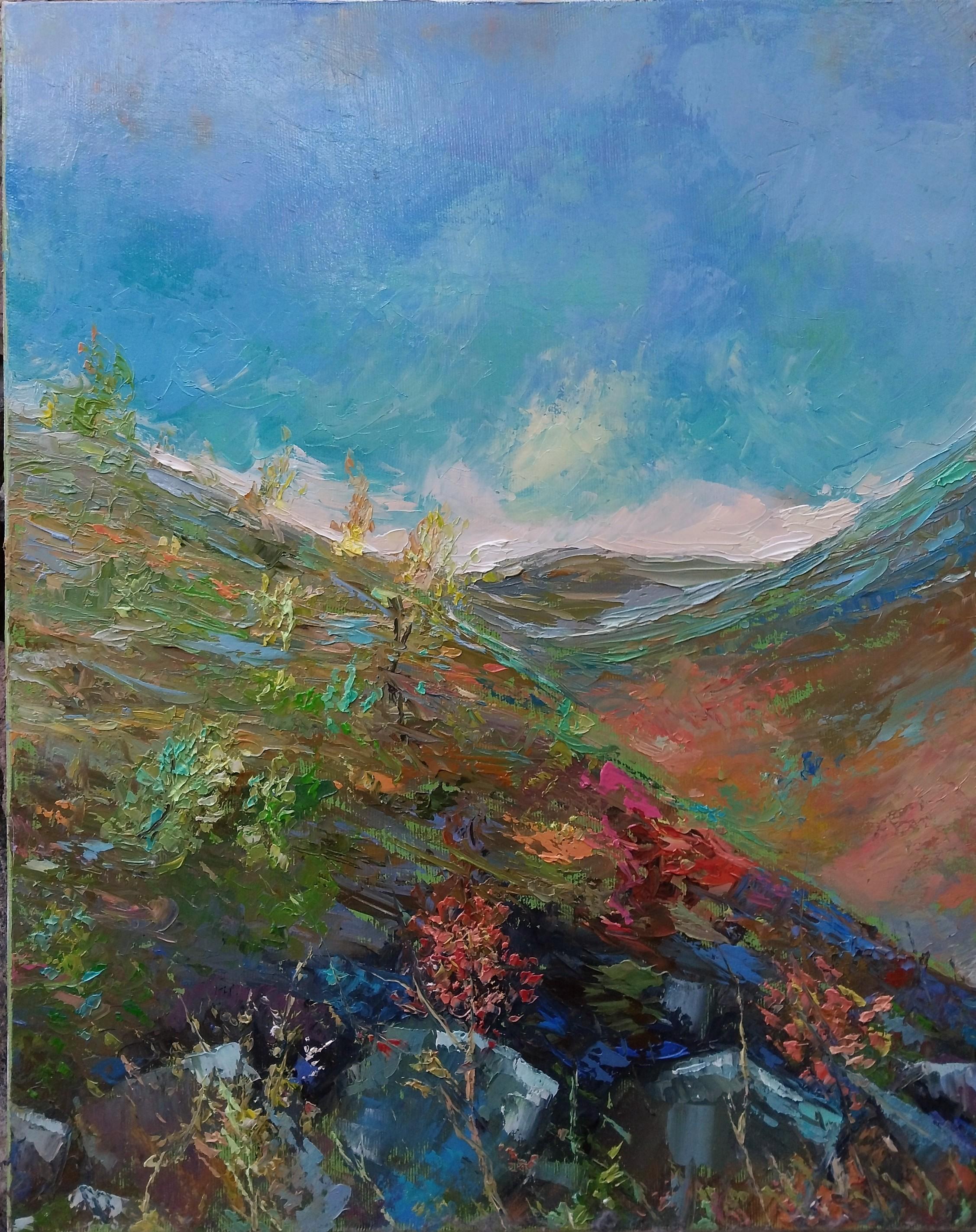 Arte contemporáneo armenio de Kamsar Ohanyan - El principio de la caída en venta 3