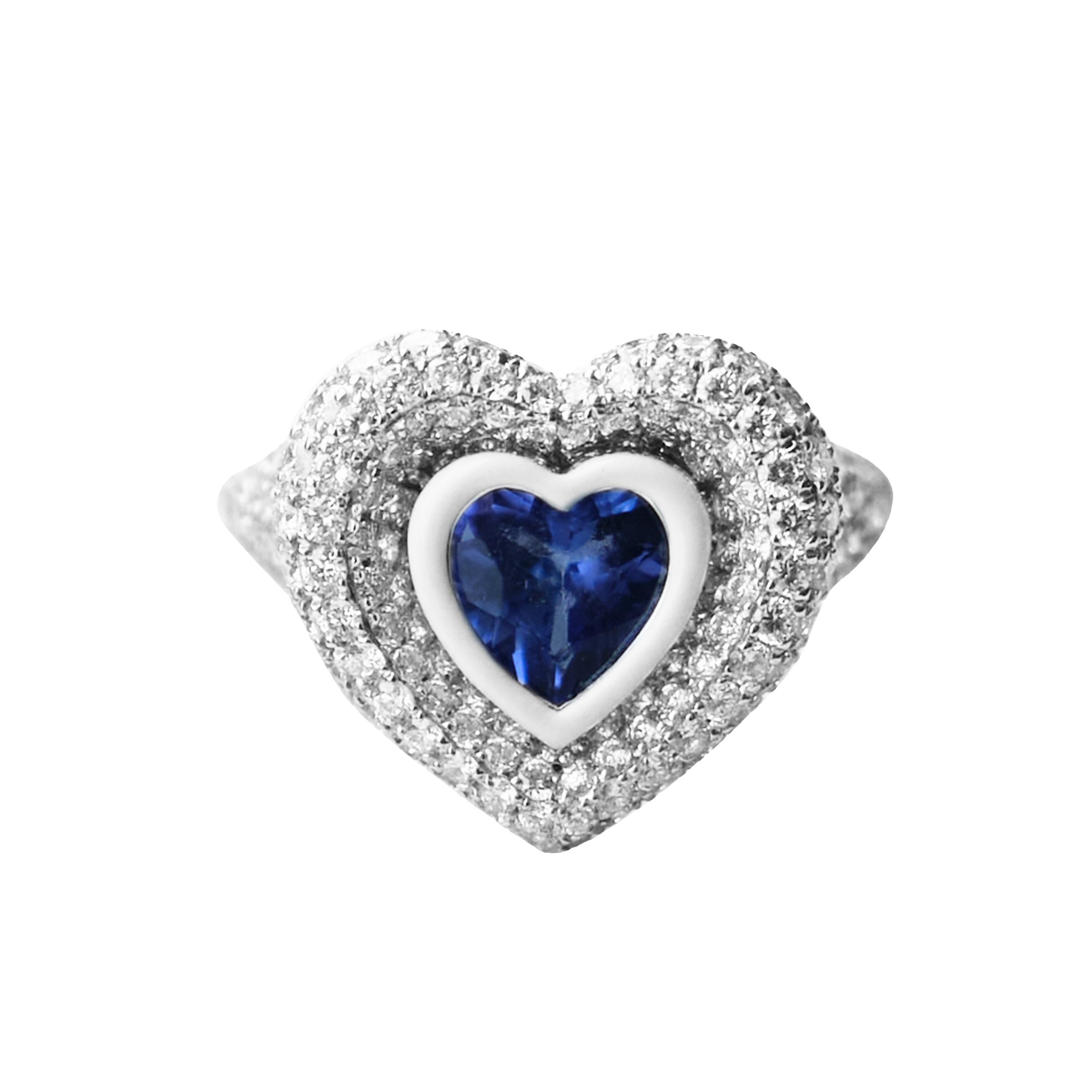 For Sale:  Kamyen, Heart Pinky Ring, Ruby Heart Cut, Fashion Ring 4