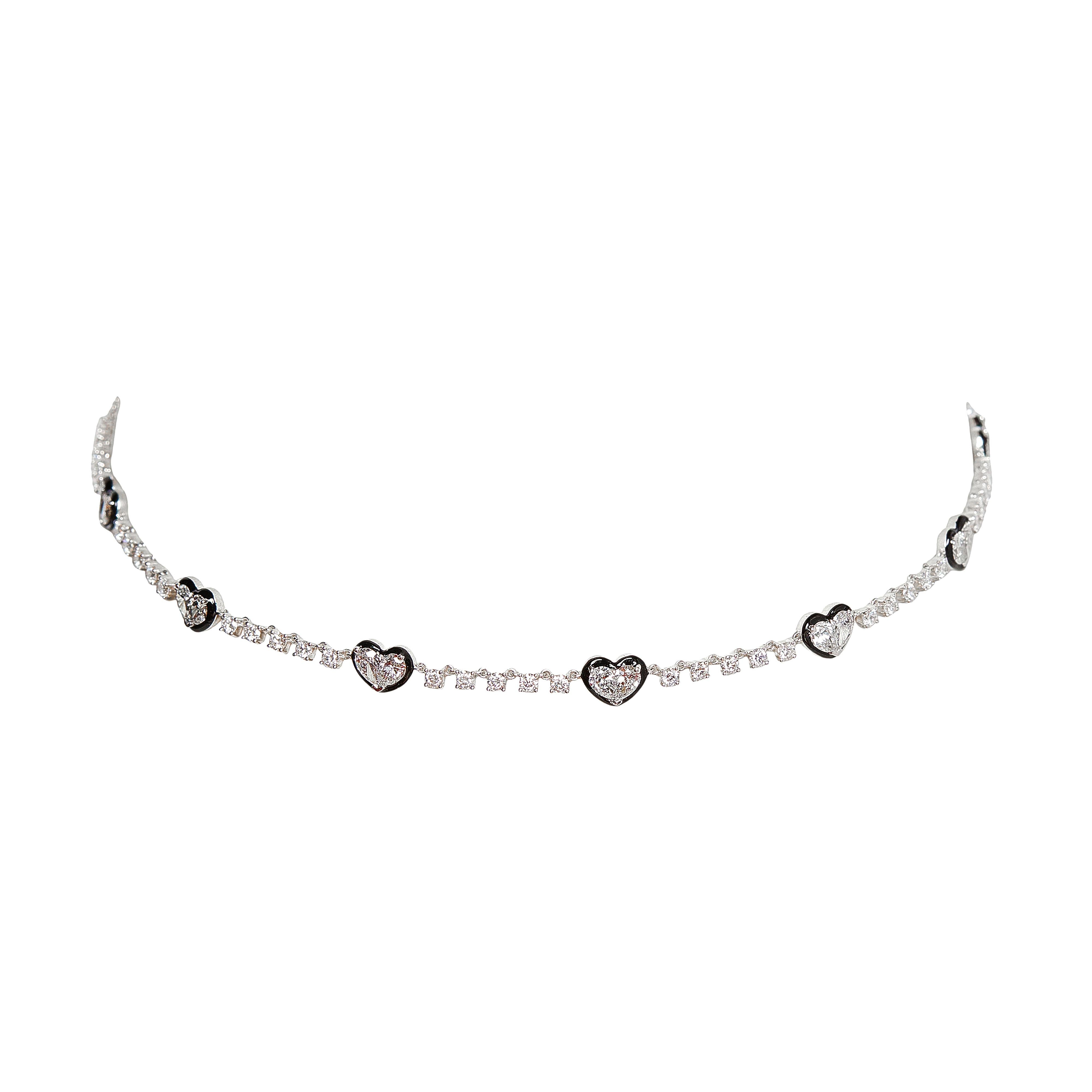pear choker necklace