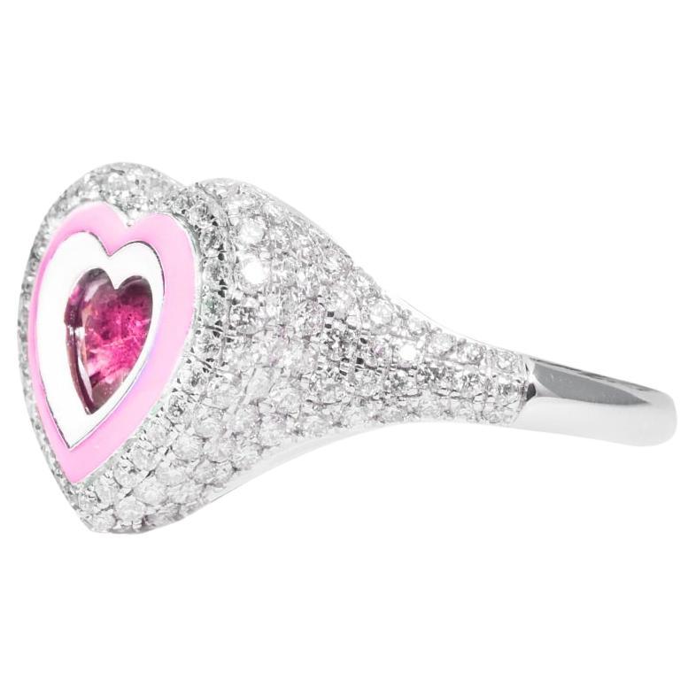 Kamyen, Valentine Heart Pinky, Mozambique Ruby, Fashion Ring