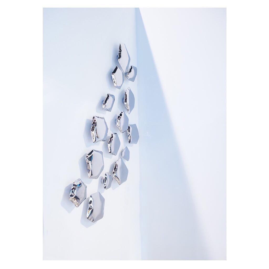 Kamyki Espejo de Pared Decorativo Original '12 piezas', Zieta Acero inoxidable en venta