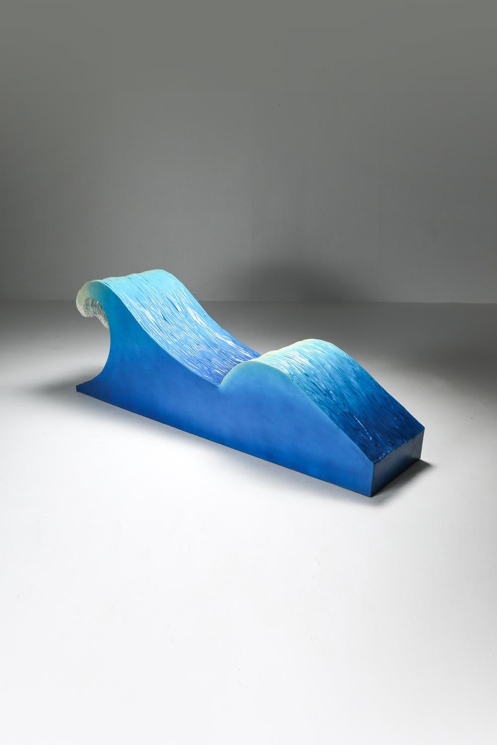 Kanagawa the Great Wave Postmodern Lounge Chair 4