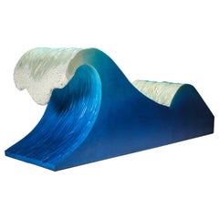 Kanagawa the Great Wave Postmodern Lounge Chair