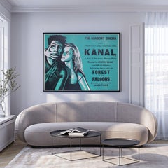 Kanal 1970s Academy Cinema UK Quad Film Poster, Peter Strausfeld