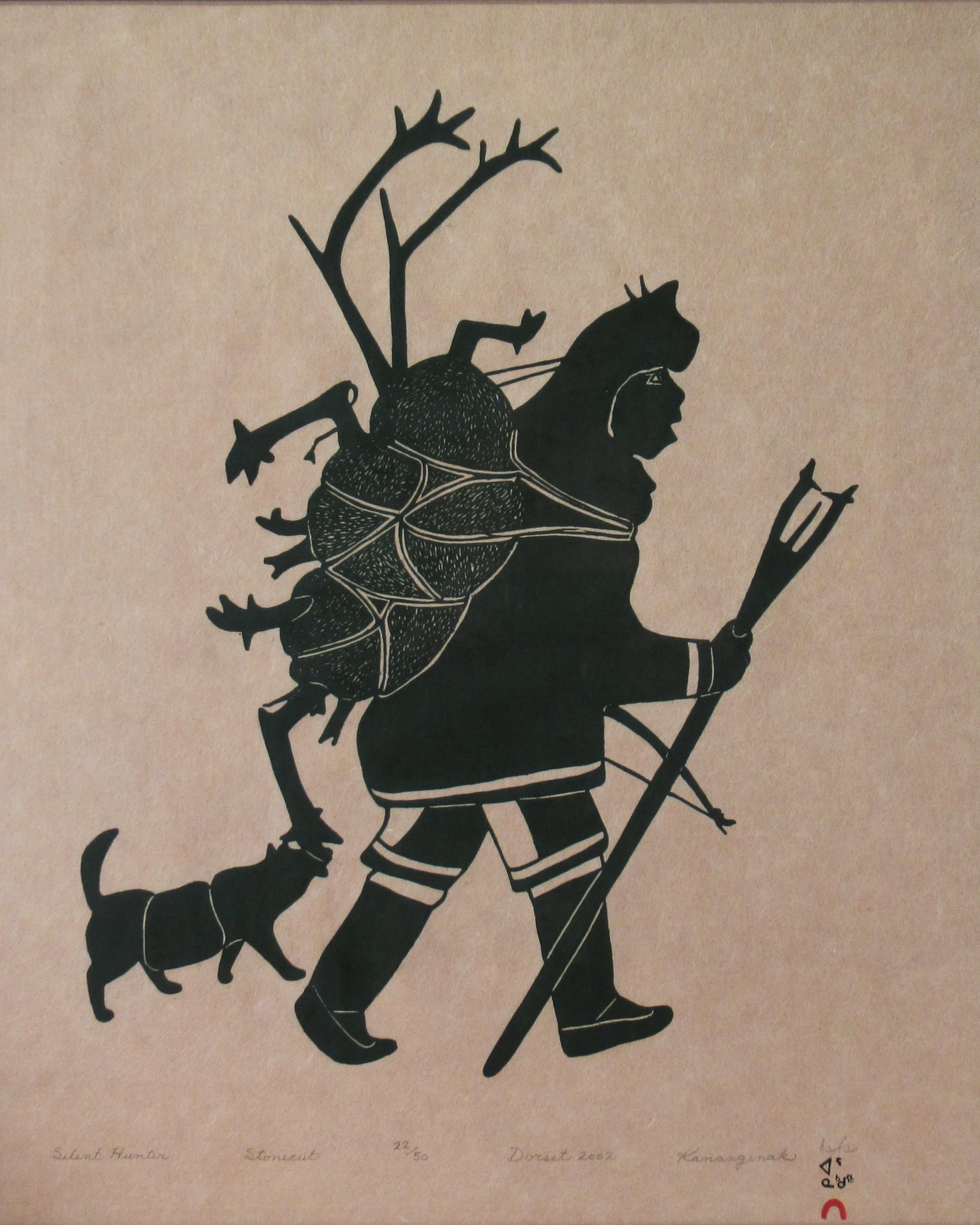 Stiller Jäger – Print von Kananginak Pootoogook