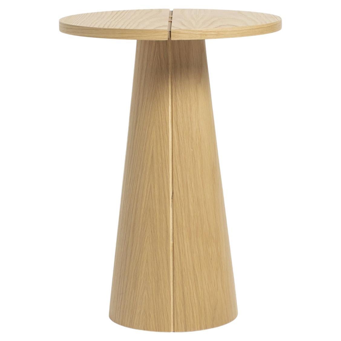 Tavolino Kanat dal look distintivo, Oak Oak naturale, medio
