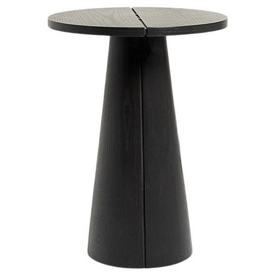 Tavolino Kanat dal look distintivo, Oak Oak fumé, piccolo