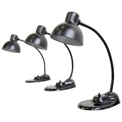 Kandem 1115 Table Lamps With Pressed Glass Base