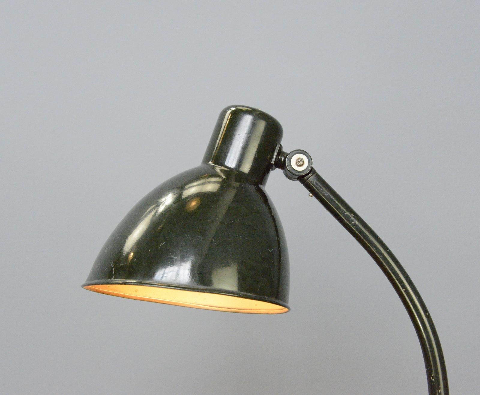 Bauhaus Kandem 756 Desk Lamp, circa 1930s For Sale