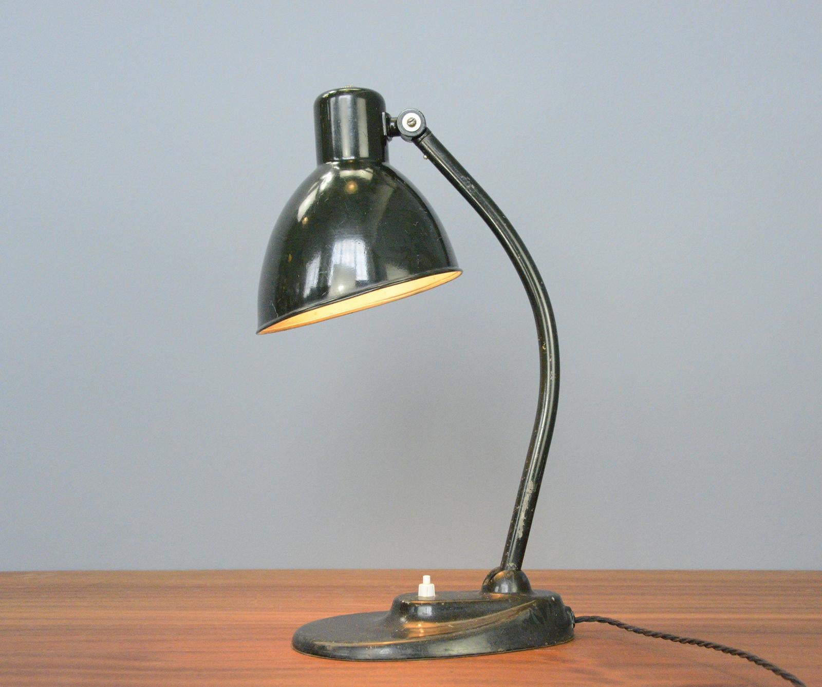 German Kandem 756 Desk Lamp, circa 1930s For Sale