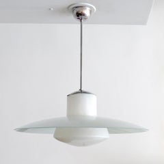 Kandem Glass Pendant Light, 1930
